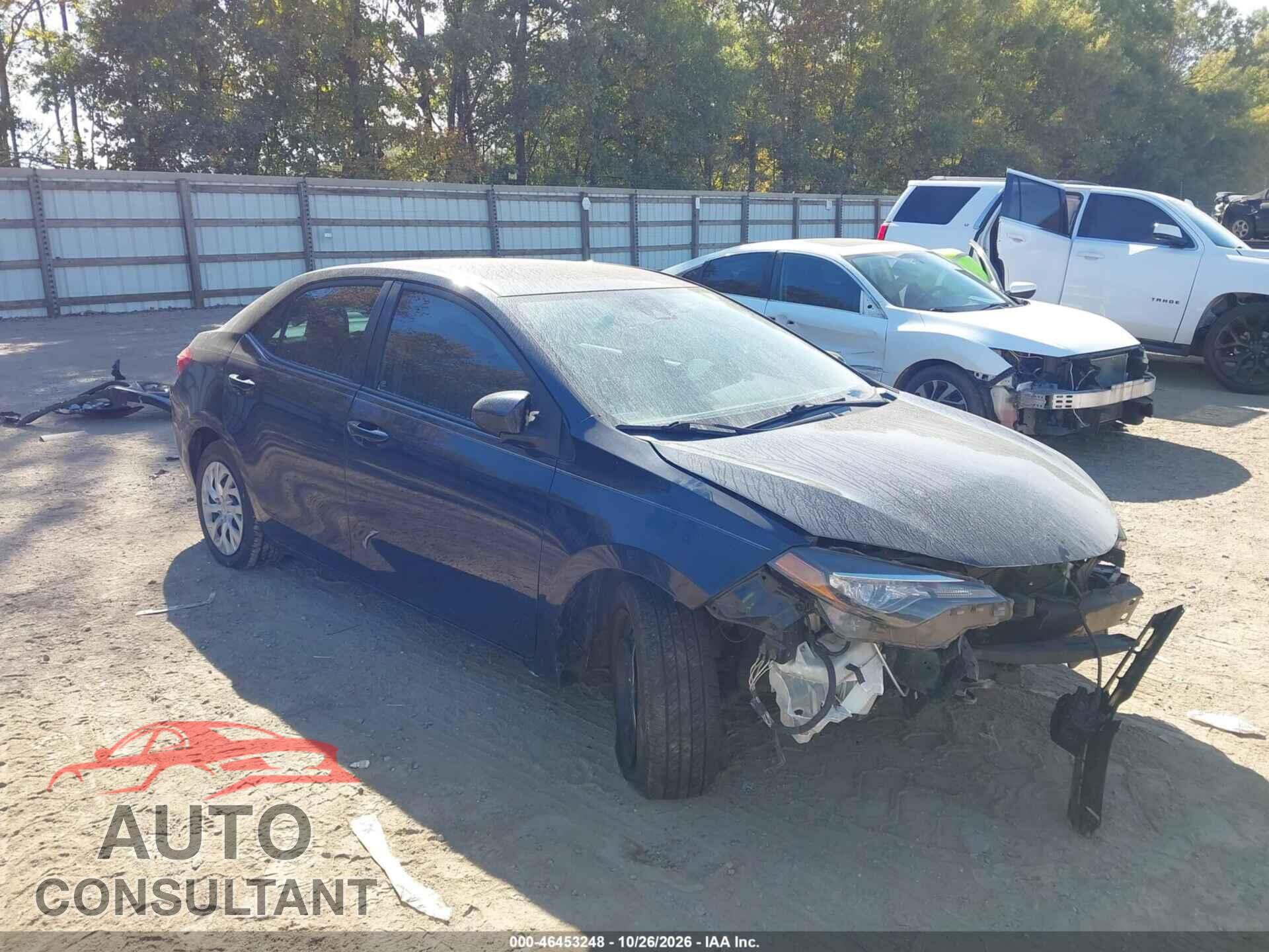 TOYOTA COROLLA 2017 - 2T1BURHE1HC848522