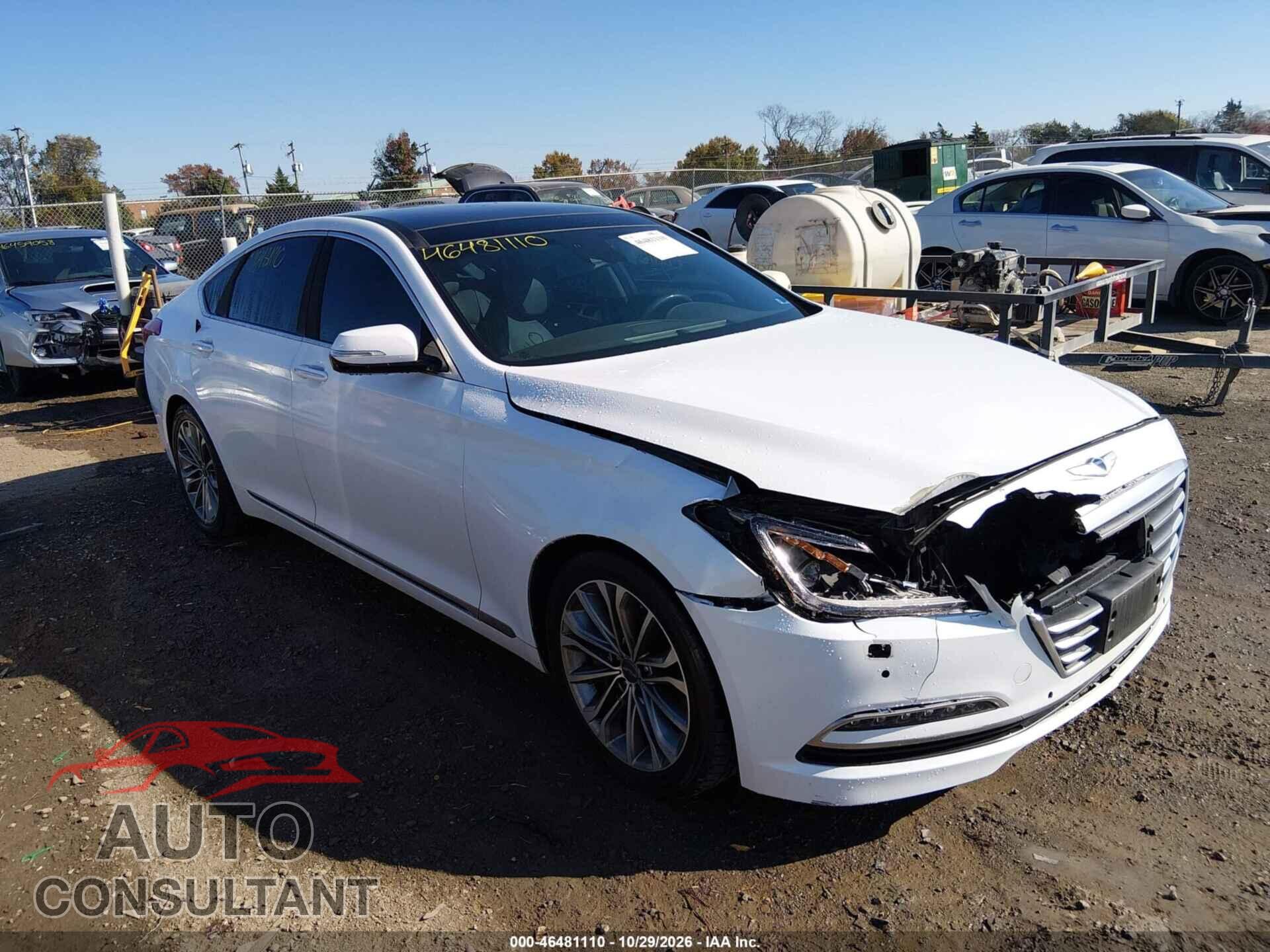 HYUNDAI GENESIS 2016 - KMHGN4JEXGU114992