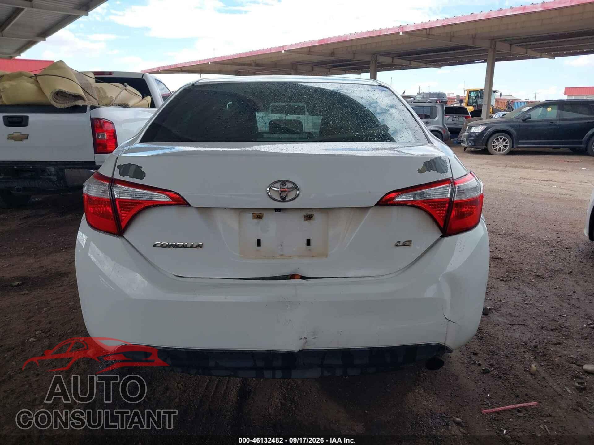 TOYOTA COROLLA 2014 - 5YFBURHE7EP066415