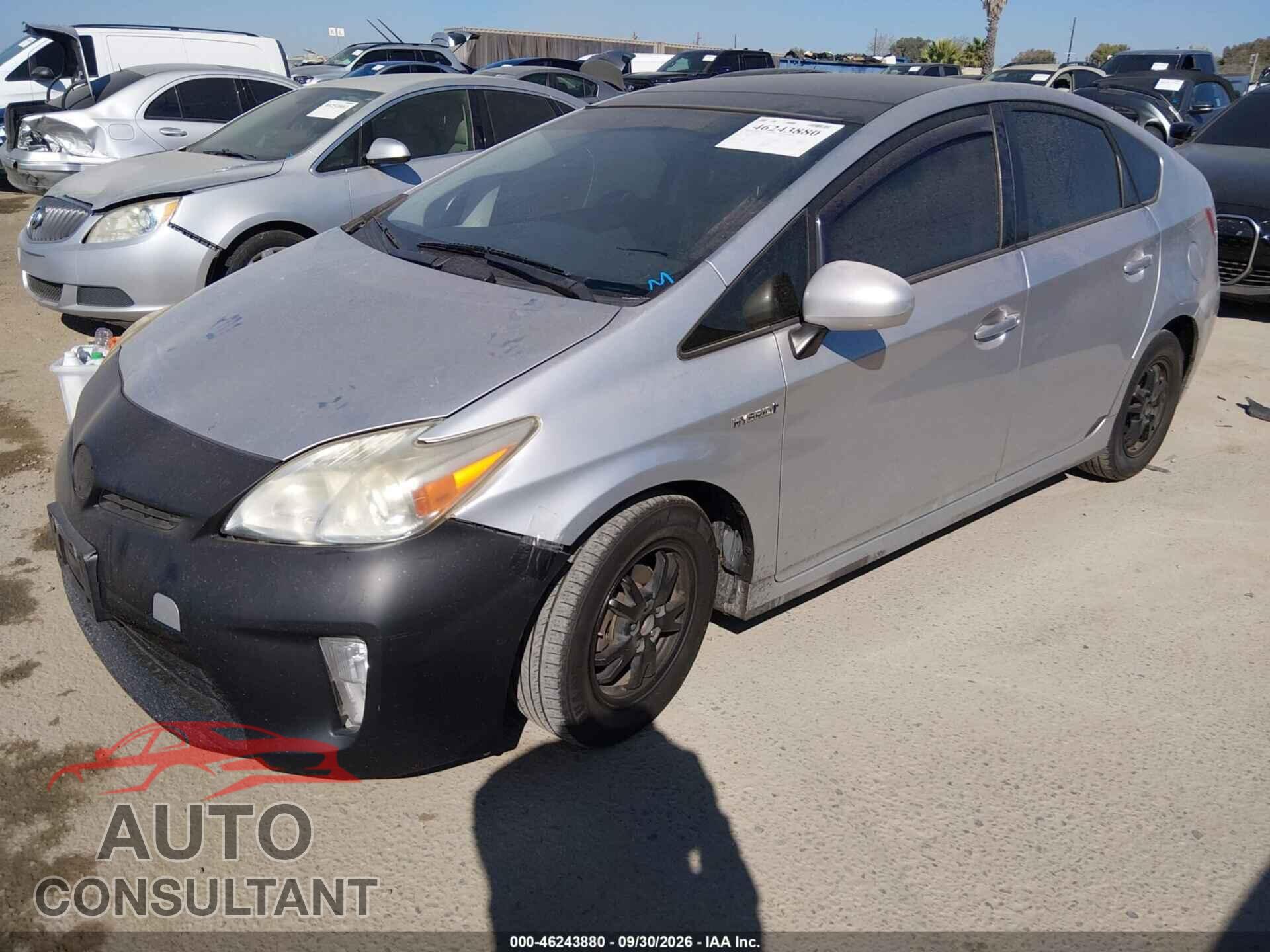 TOYOTA PRIUS 2012 - JTDKN3DUXC5421692