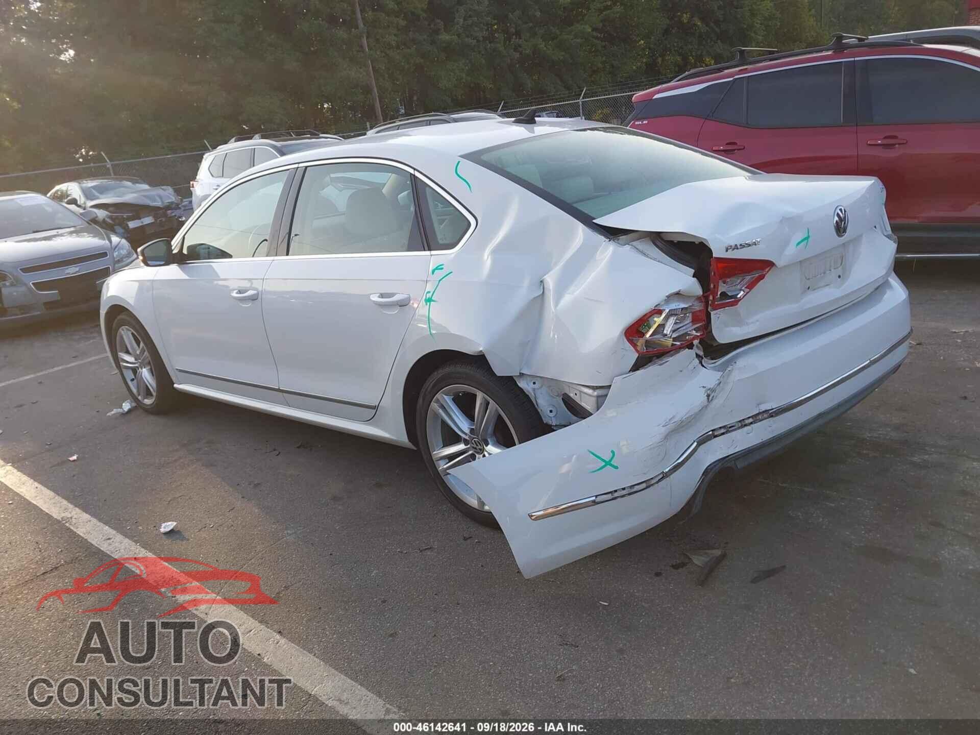 VOLKSWAGEN PASSAT 2013 - 1VWCM7A31DC012310