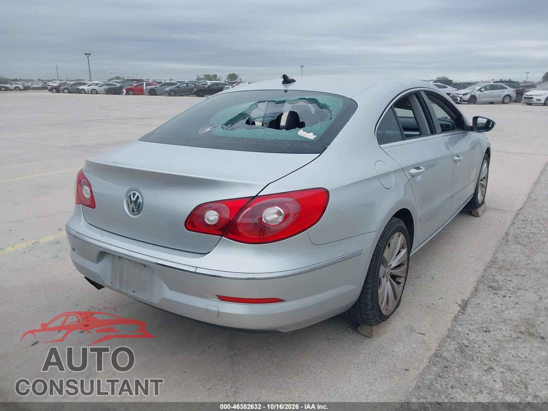 VOLKSWAGEN CC 2009 - WVWML73C19E567339