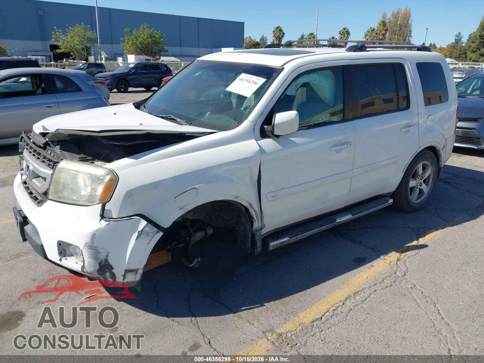 HONDA PILOT 2009 - 5FNYF38589B001589