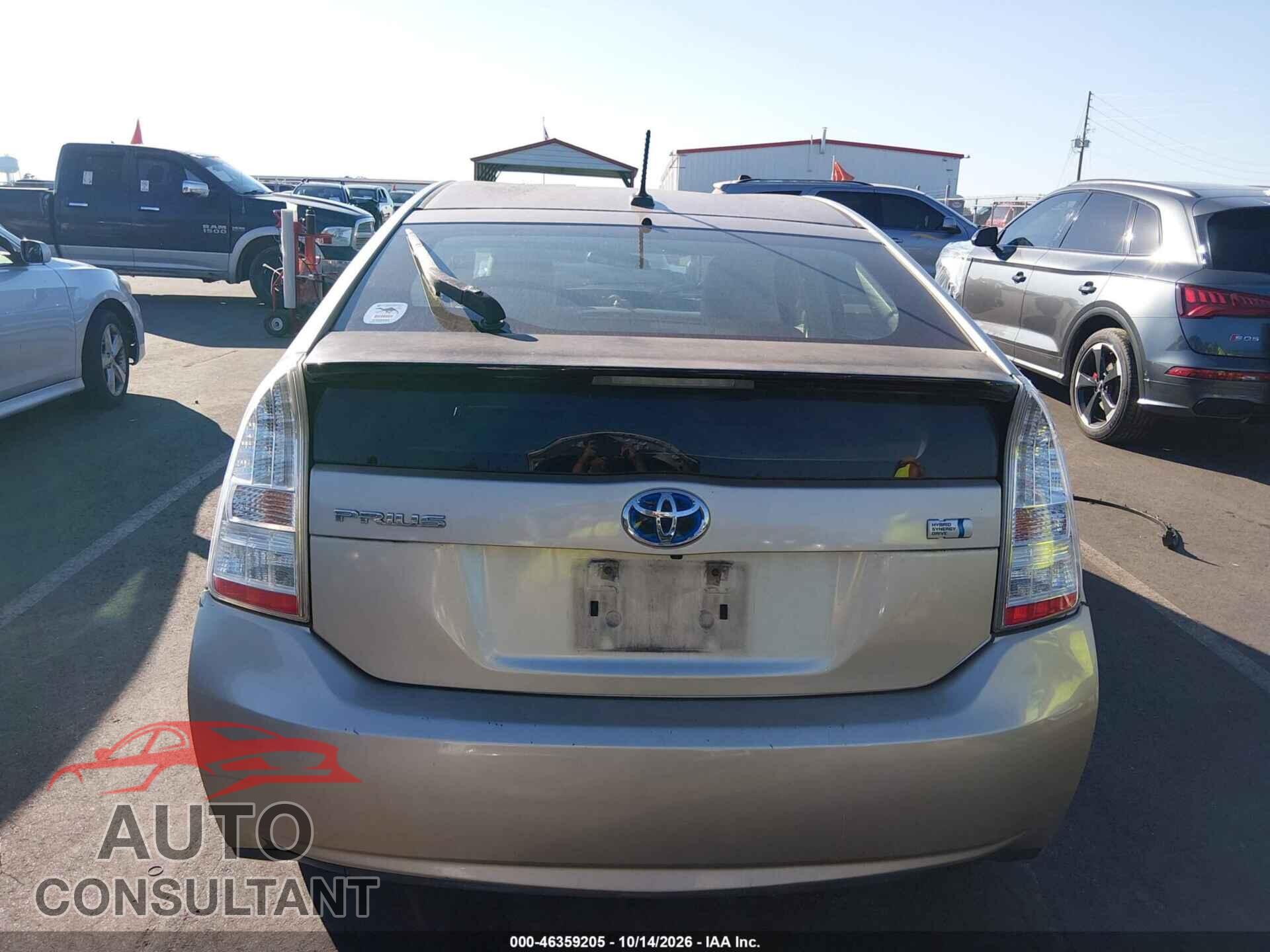 TOYOTA PRIUS 2010 - JTDKN3DU0A1302425