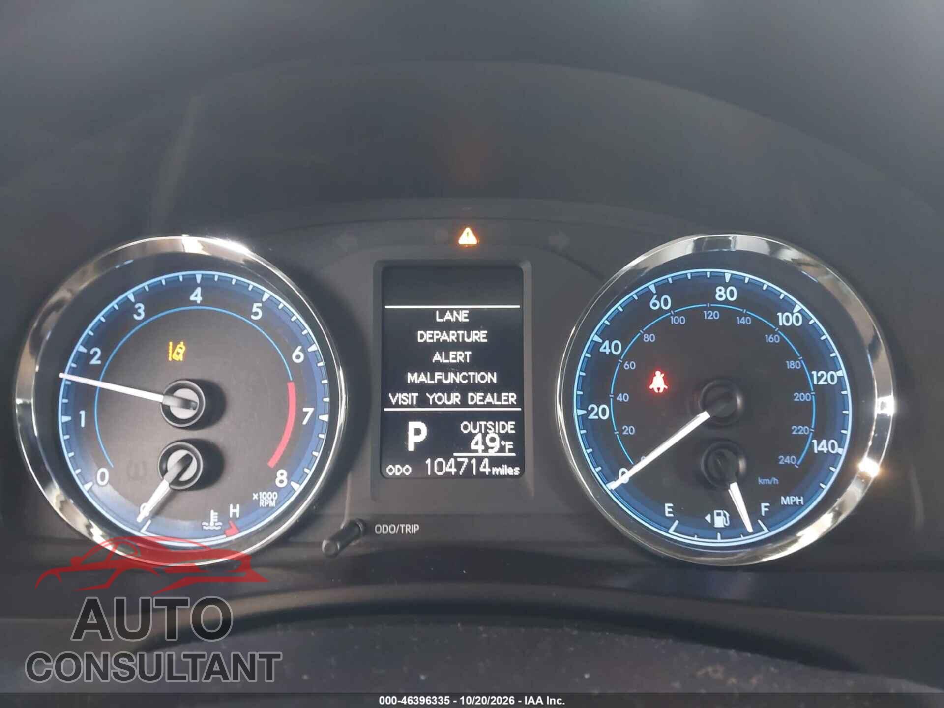 TOYOTA COROLLA 2017 - 5YFBURHE5HP623603
