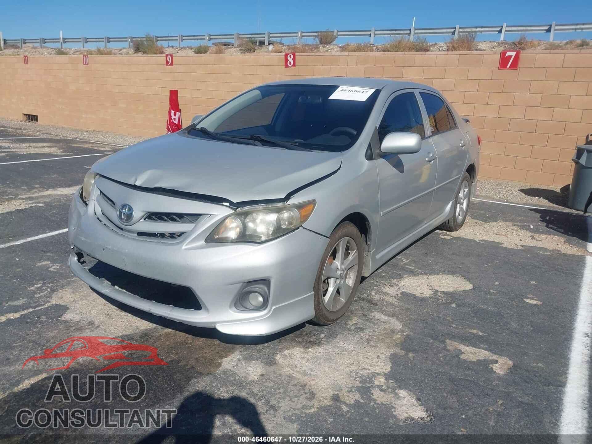 TOYOTA COROLLA 2011 - 2T1BU4EE2BC658193