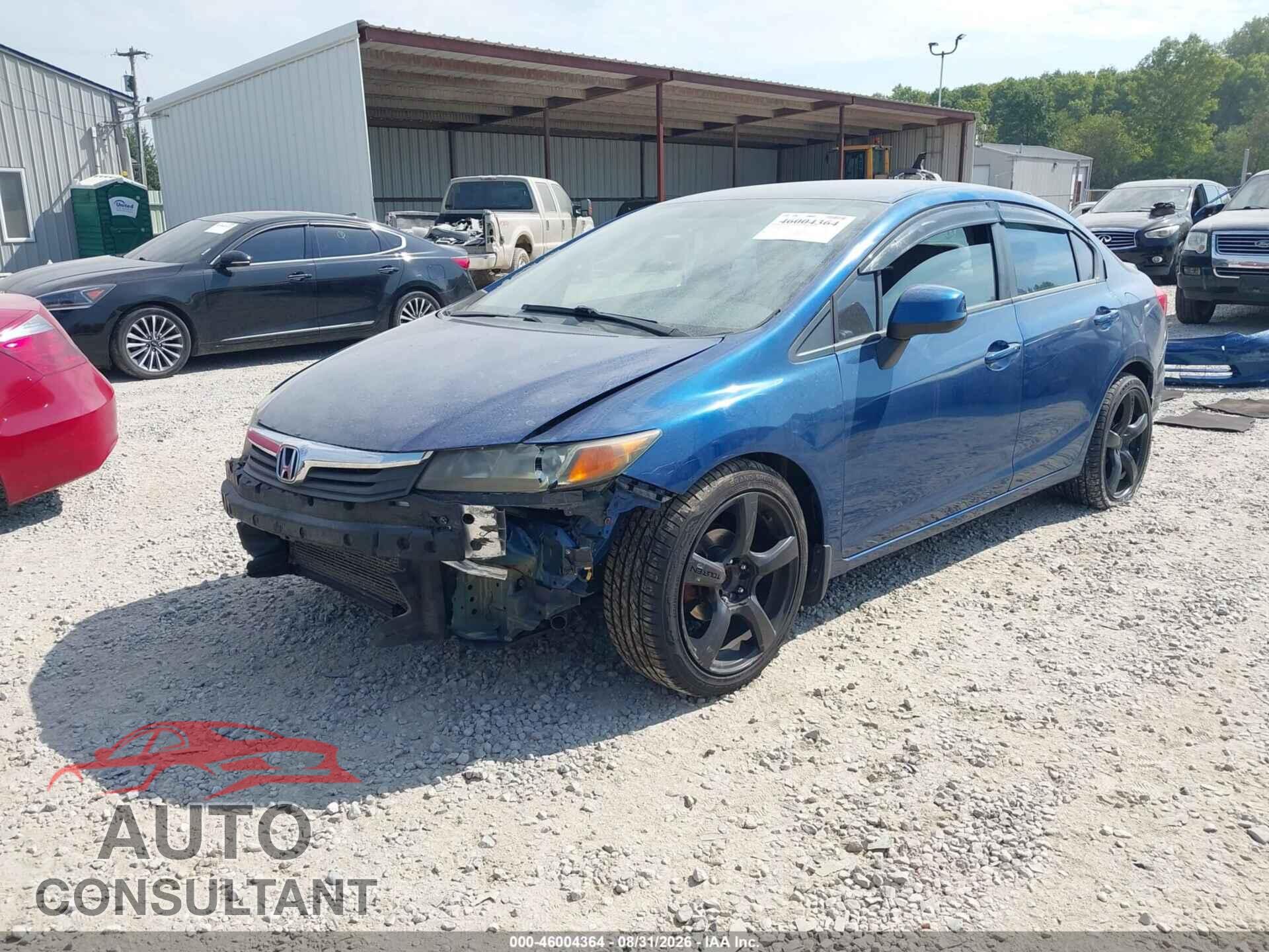 HONDA CIVIC 2012 - 19XFB2F56CE002334