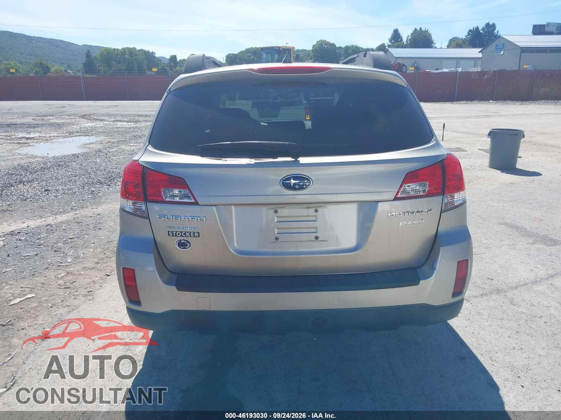 SUBARU OUTBACK 2014 - 4S4BRBCC1E3307842