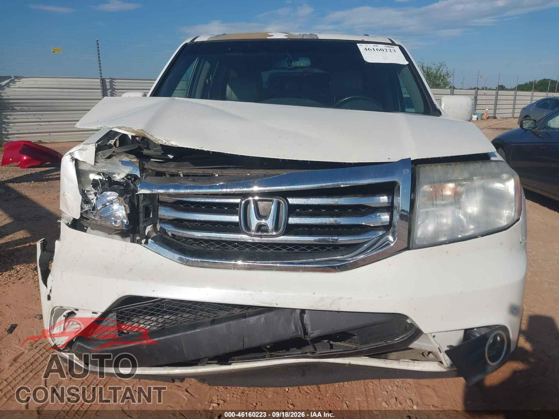 HONDA PILOT 2014 - 5FNYF3H98EB010001