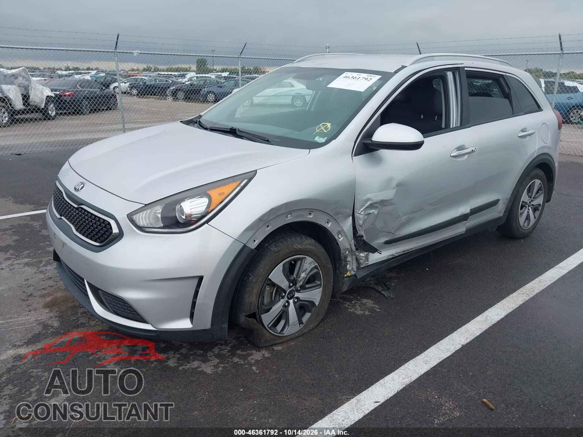 KIA NIRO 2017 - KNDCB3LC3H5077281