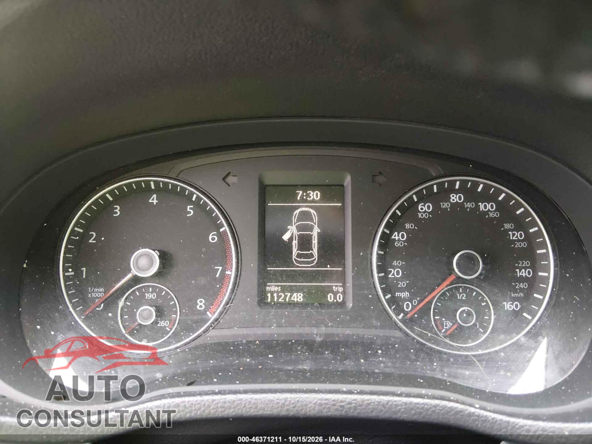 VOLKSWAGEN PASSAT 2012 - 1VWBP7A35CC105882