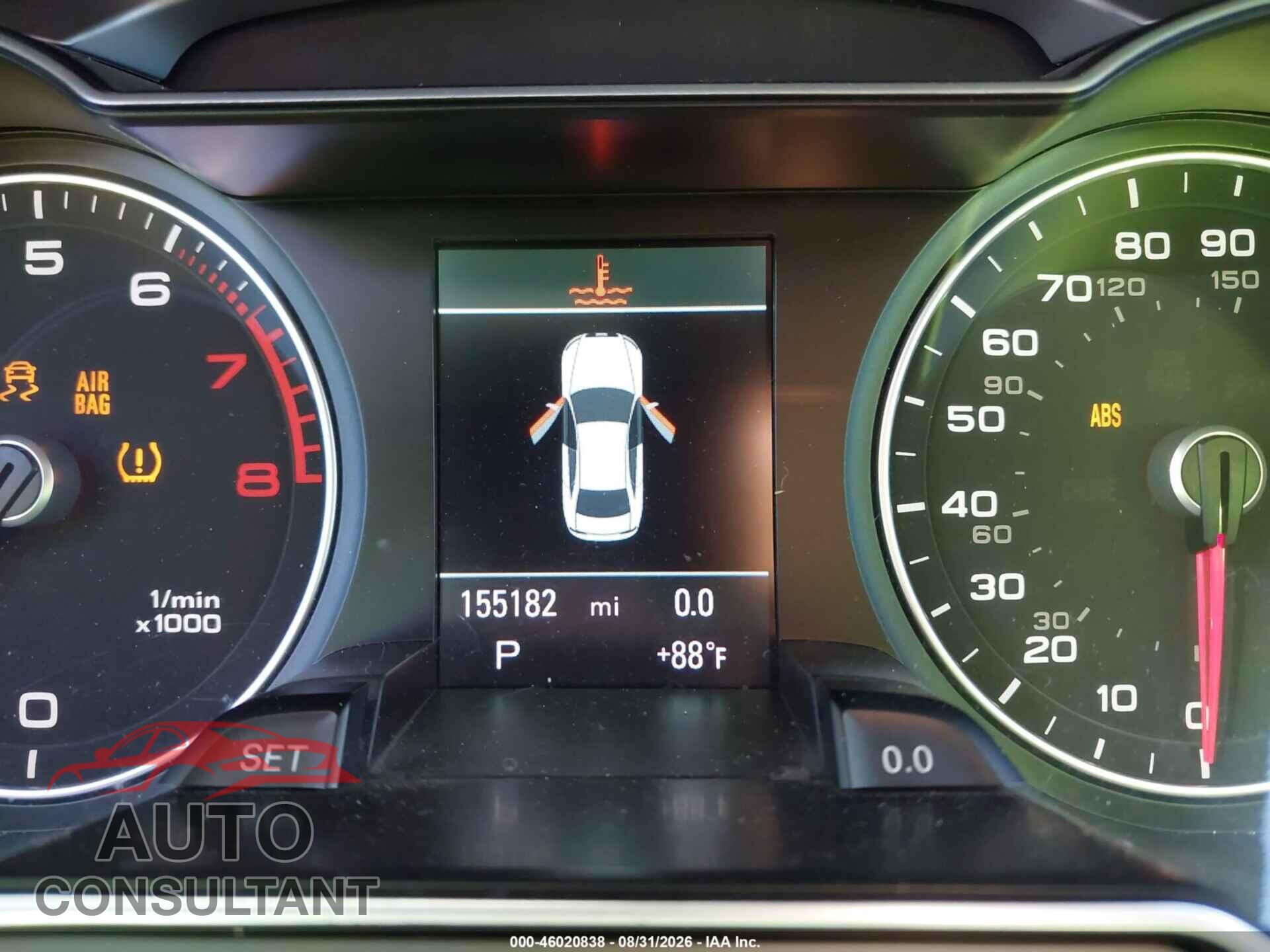 AUDI A4 2013 - WAUEFAFL1DN010862