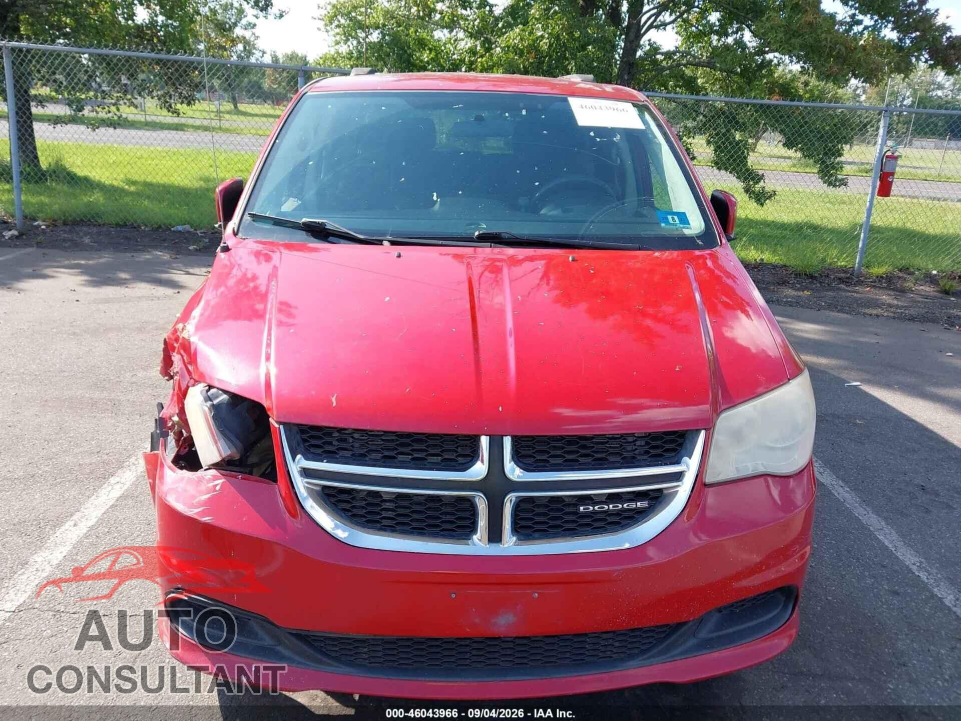 DODGE GRAND CARAVAN 2012 - 2C4RDGCG0CR202912