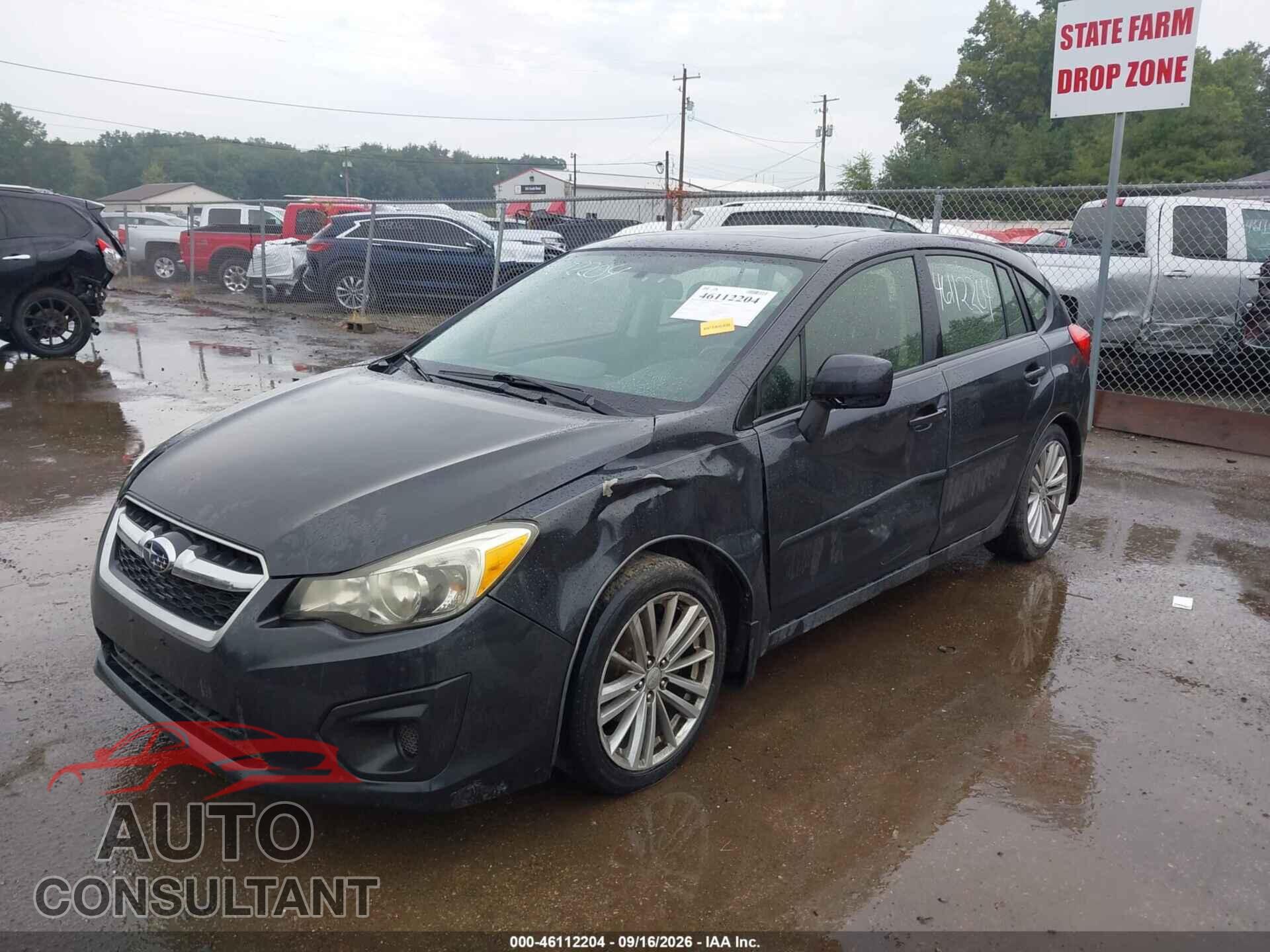 SUBARU IMPREZA 2012 - JF1GPAD65CH245743