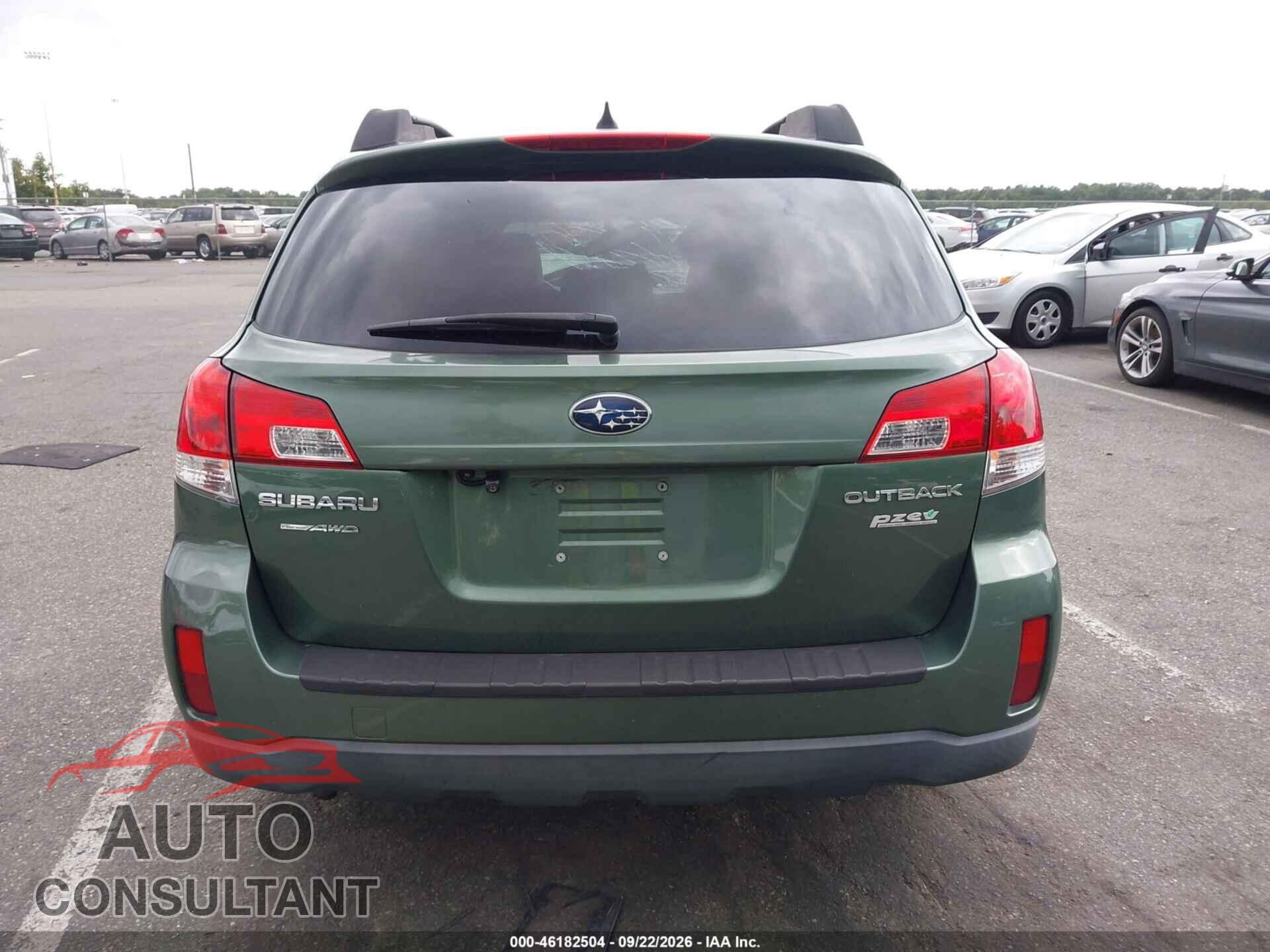 SUBARU OUTBACK 2012 - 4S4BRBKC3C3216974
