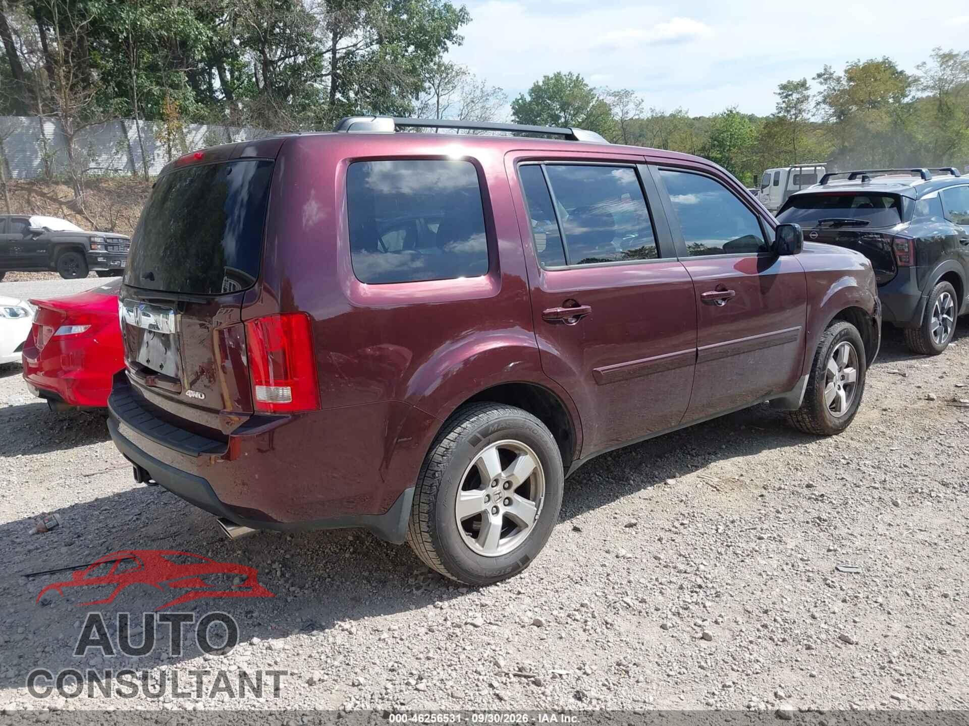 HONDA PILOT 2010 - 5FNYF4H45AB015211
