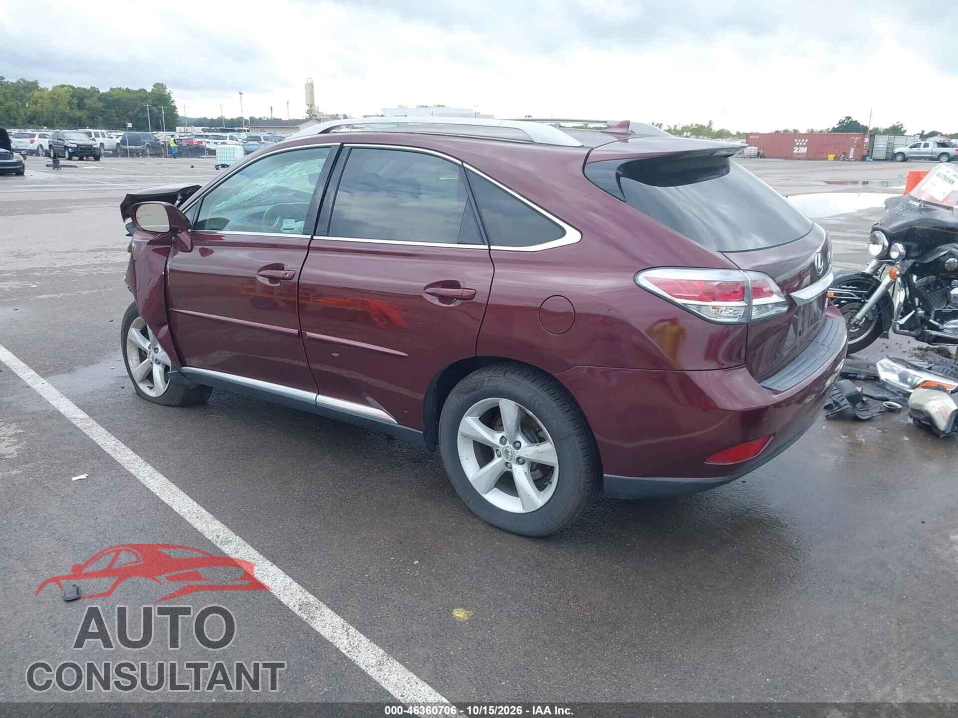 LEXUS RX 350 2013 - 2T2BK1BA0DC187617