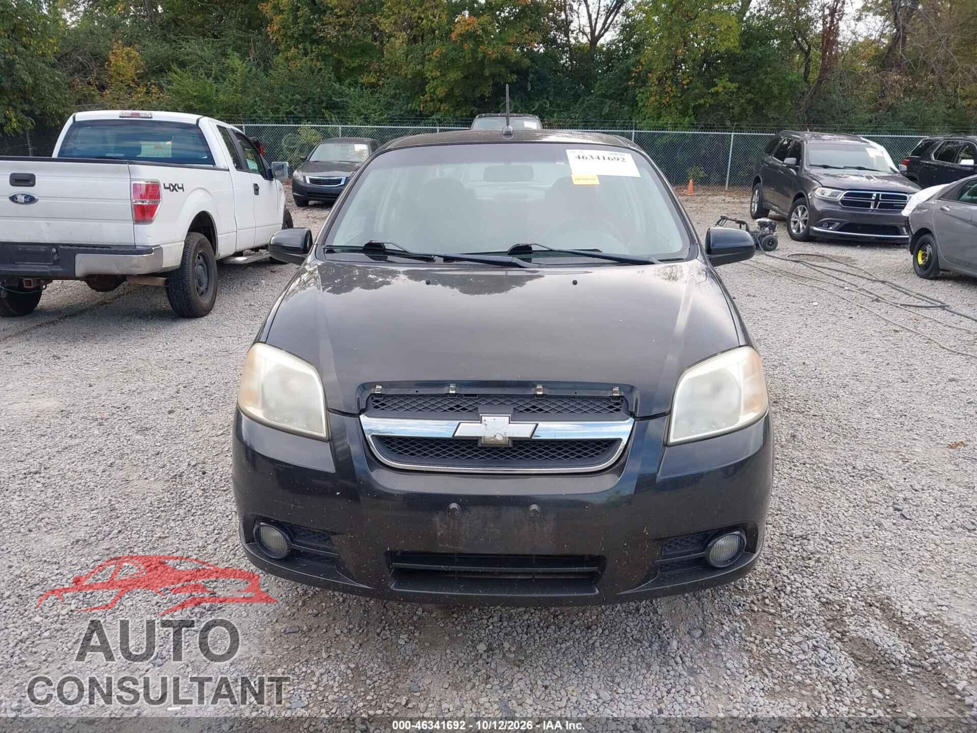 CHEVROLET AVEO 2009 - KL1TG56E49B657370