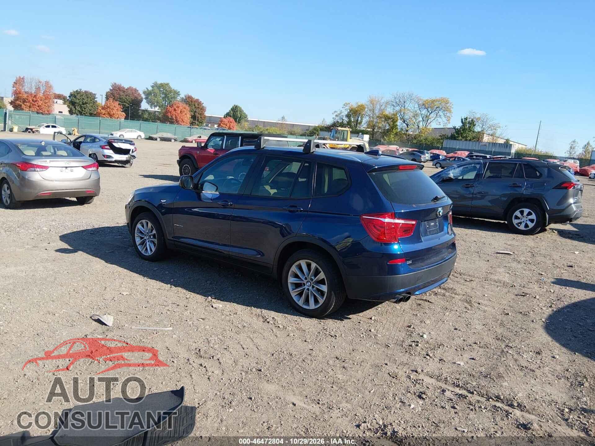 BMW X3 2013 - 5UXWX9C55D0A27252
