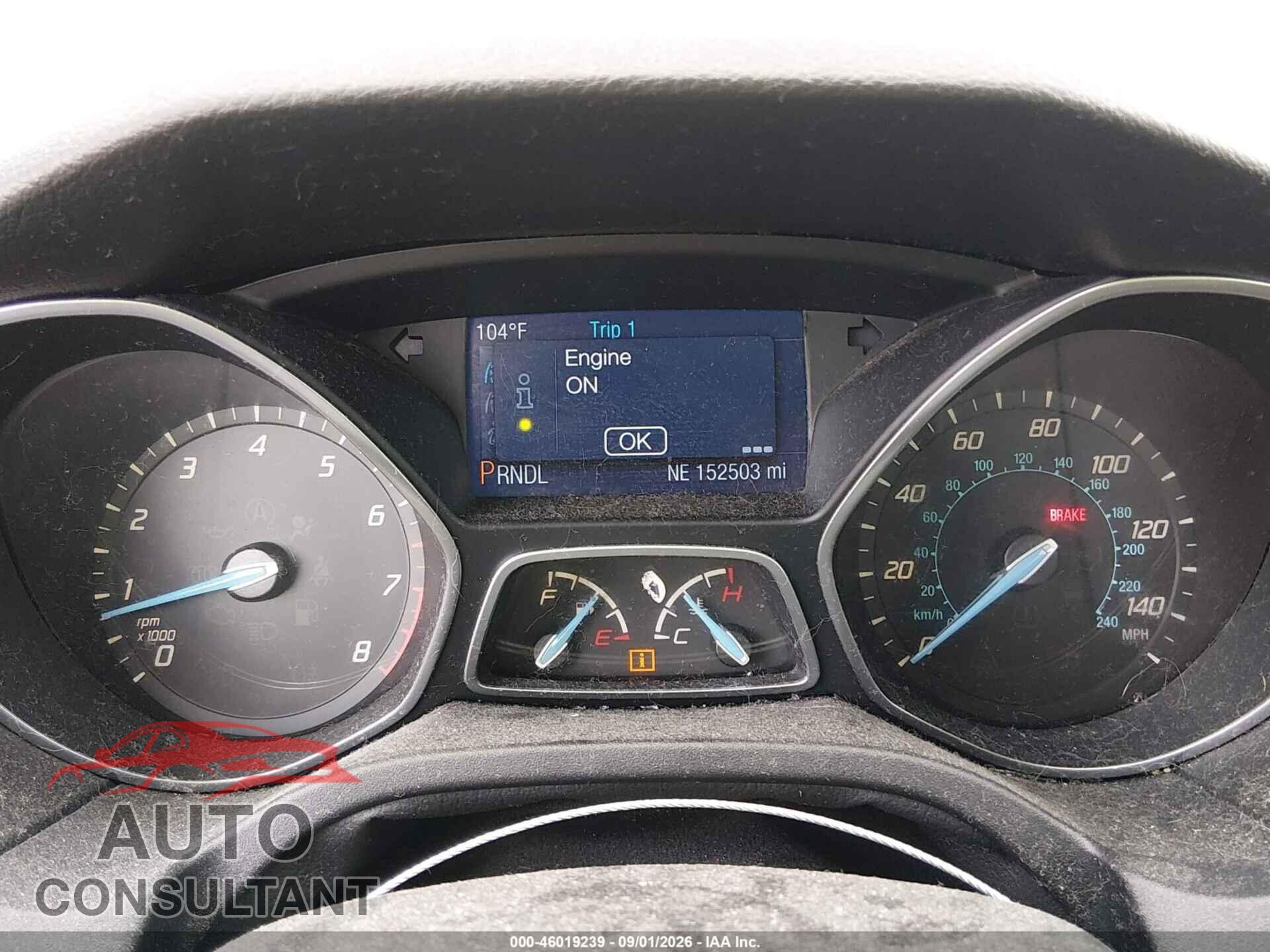 FORD FOCUS 2014 - 1FADP3F29EL275854