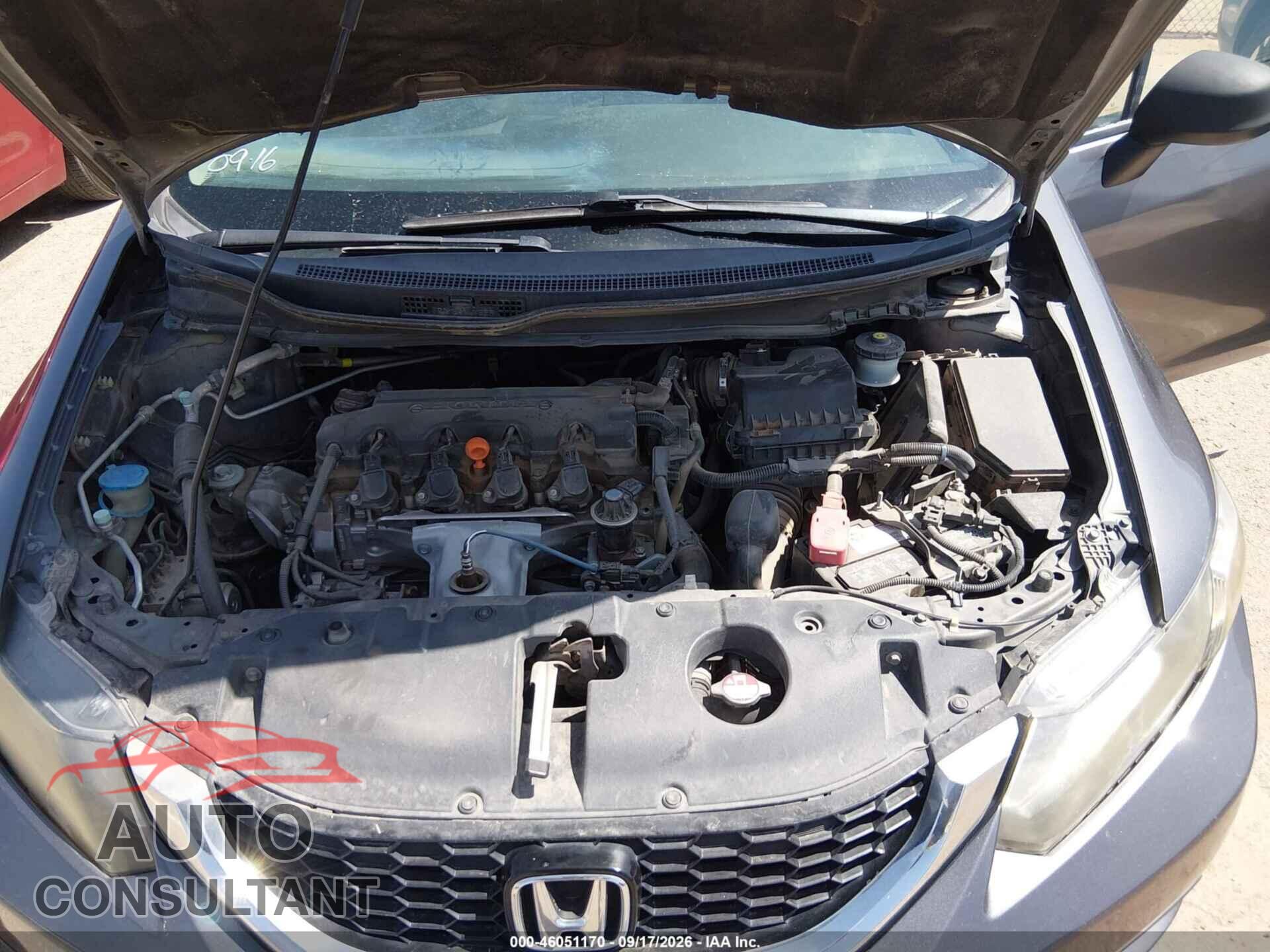 HONDA CIVIC 2014 - 19XFB2F88EE273294