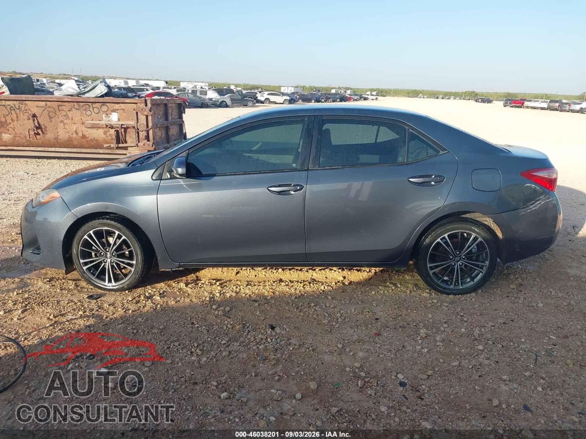 TOYOTA COROLLA 2017 - 5YFBURHE9HP663232