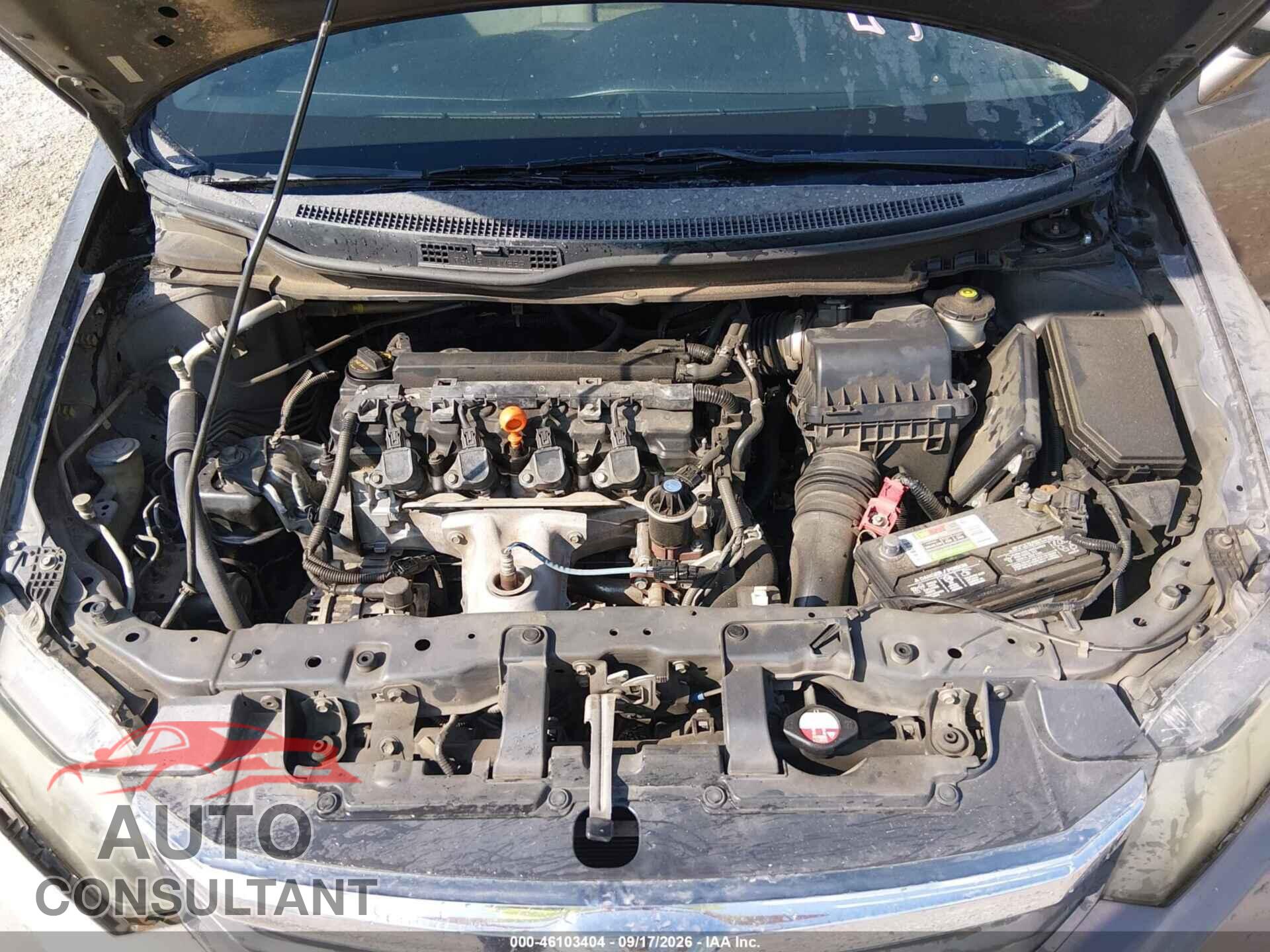 HONDA CIVIC 2012 - 2HGFB2F86CH540189