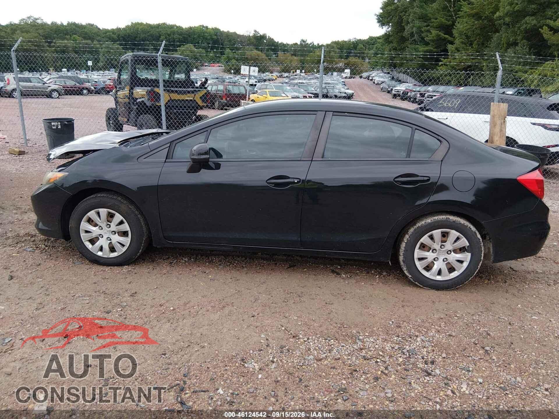 HONDA CIVIC 2012 - 2HGFB2F52CH524853
