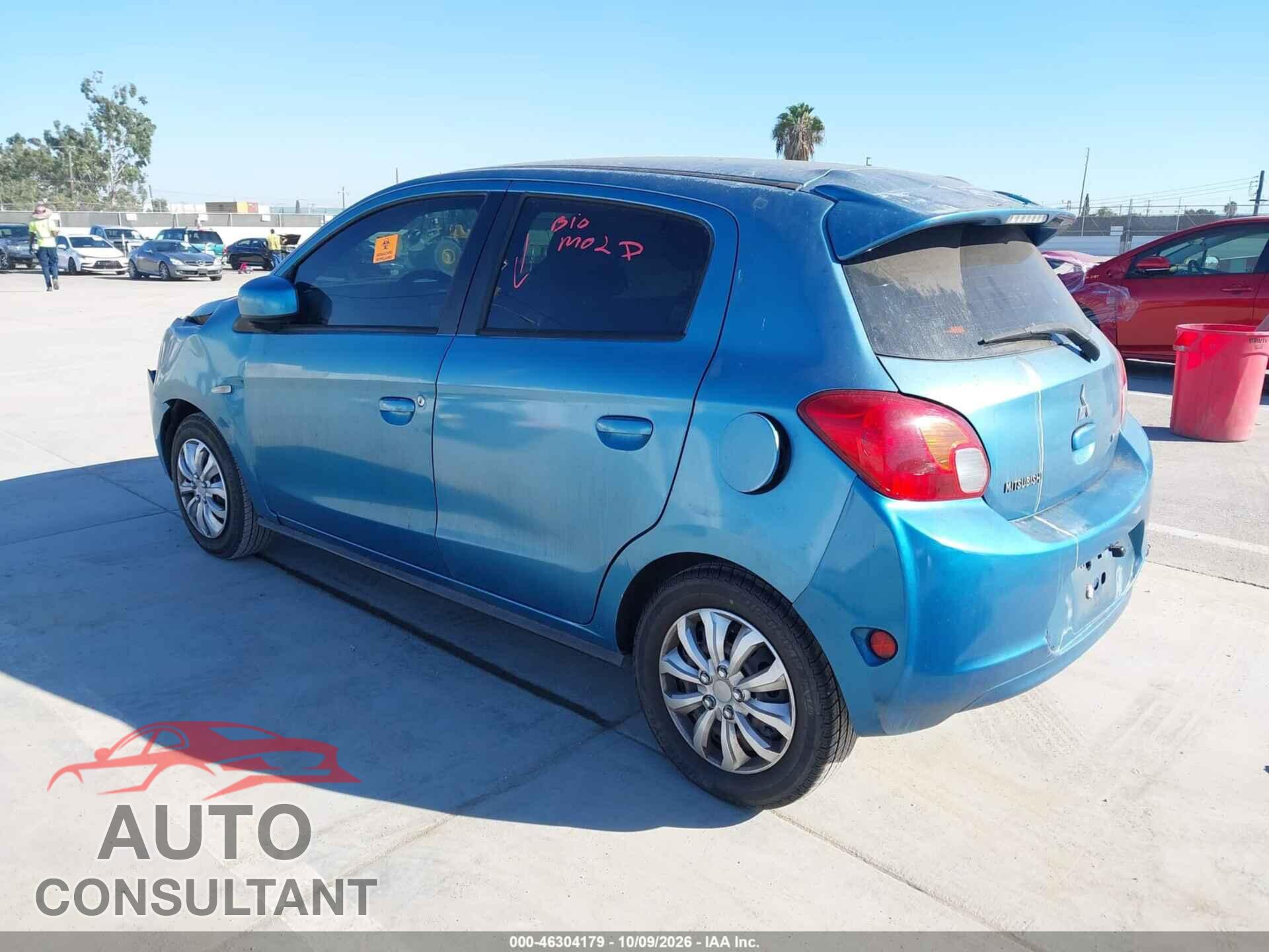 MITSUBISHI MIRAGE 2014 - ML32A3HJ9EH007013