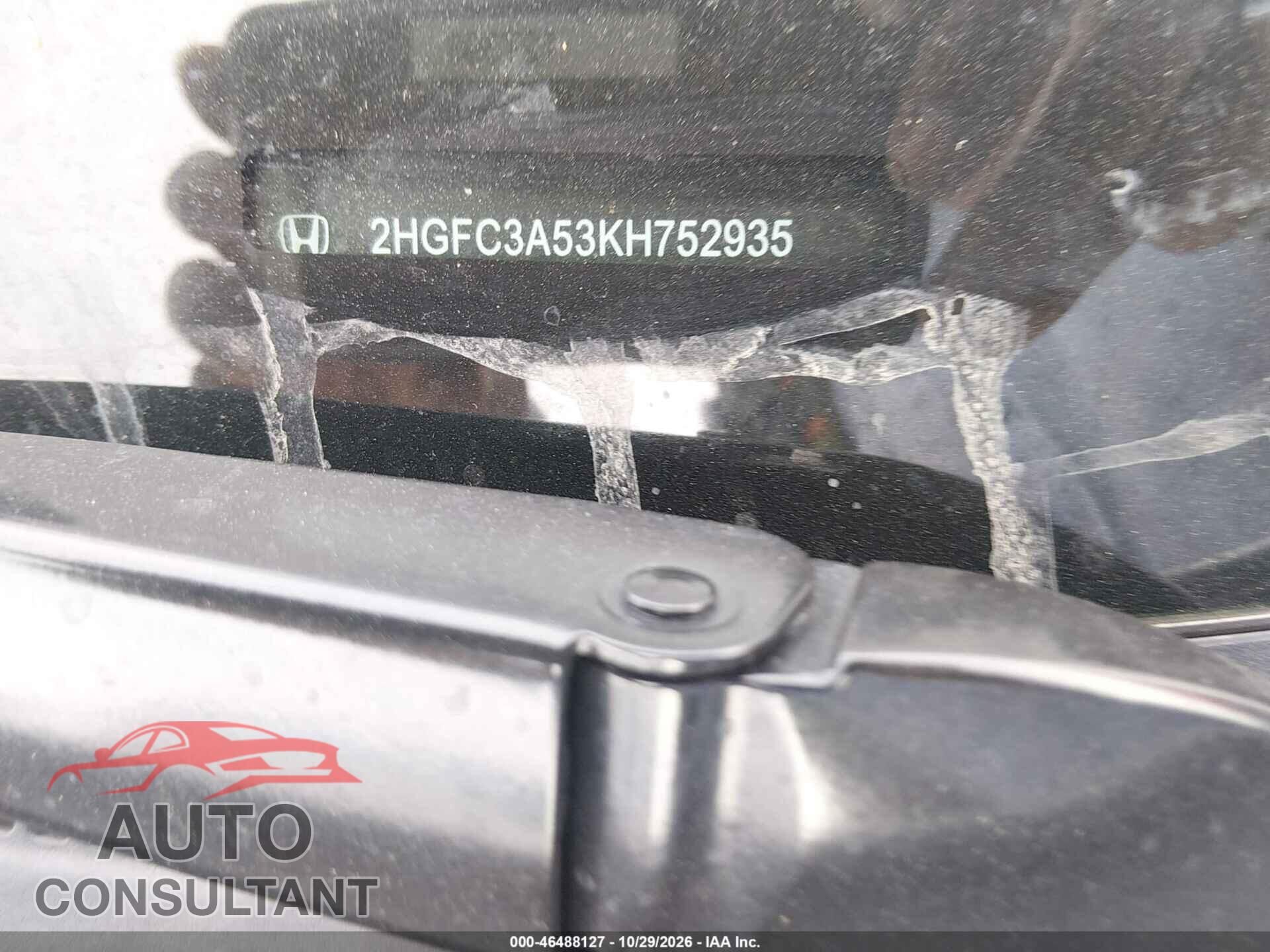 HONDA CIVIC SI 2019 - 2HGFC3A53KH752935