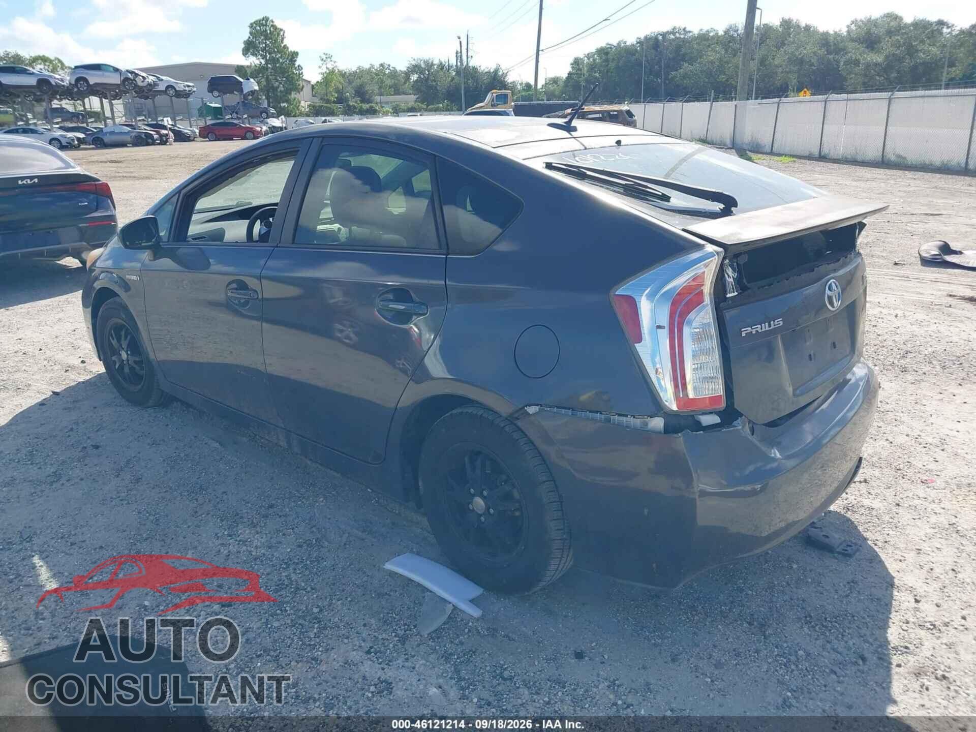 TOYOTA PRIUS 2013 - JTDKN3DU6D5539935