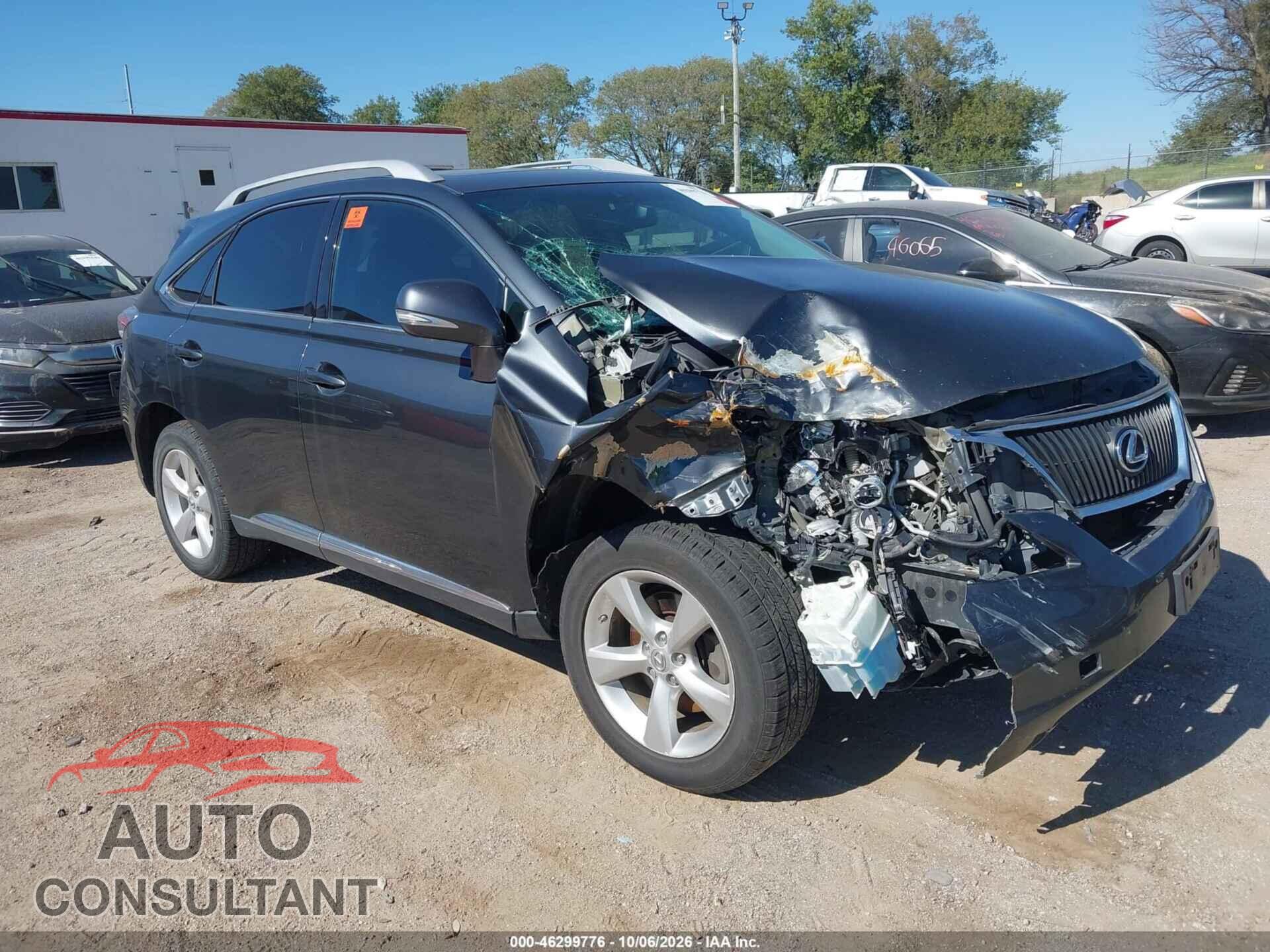 LEXUS RX 350 2011 - 2T2BK1BA4BC083211