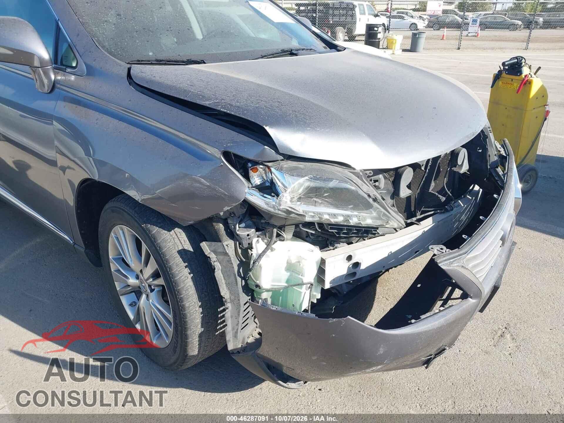 LEXUS RX 350 2013 - 2T2BK1BA9DC165650