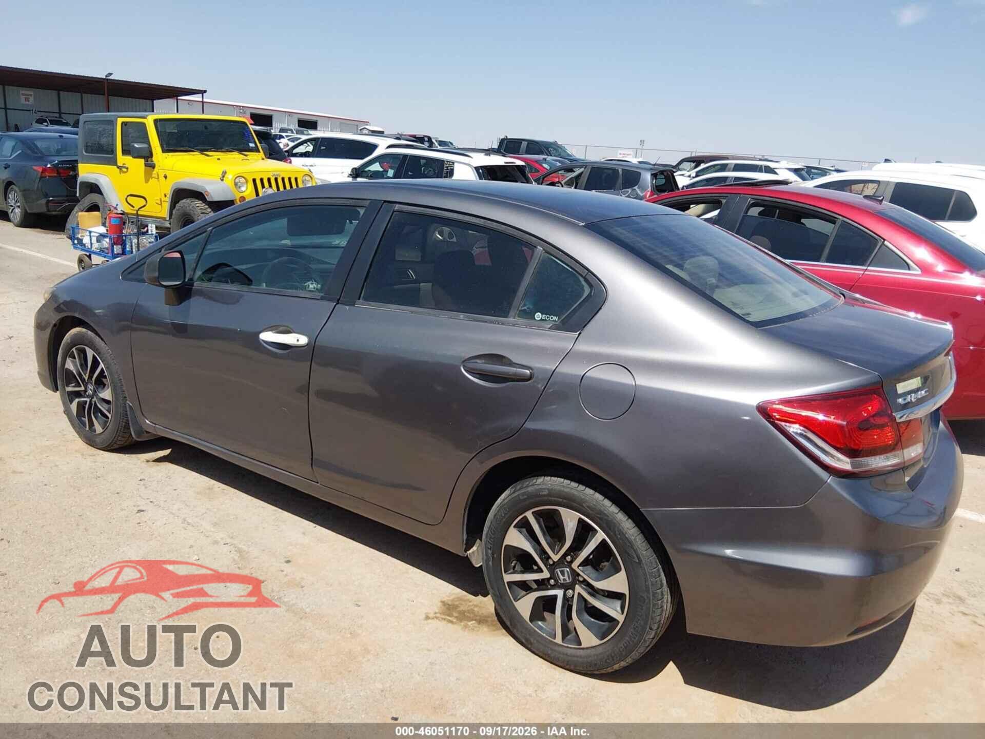 HONDA CIVIC 2014 - 19XFB2F88EE273294