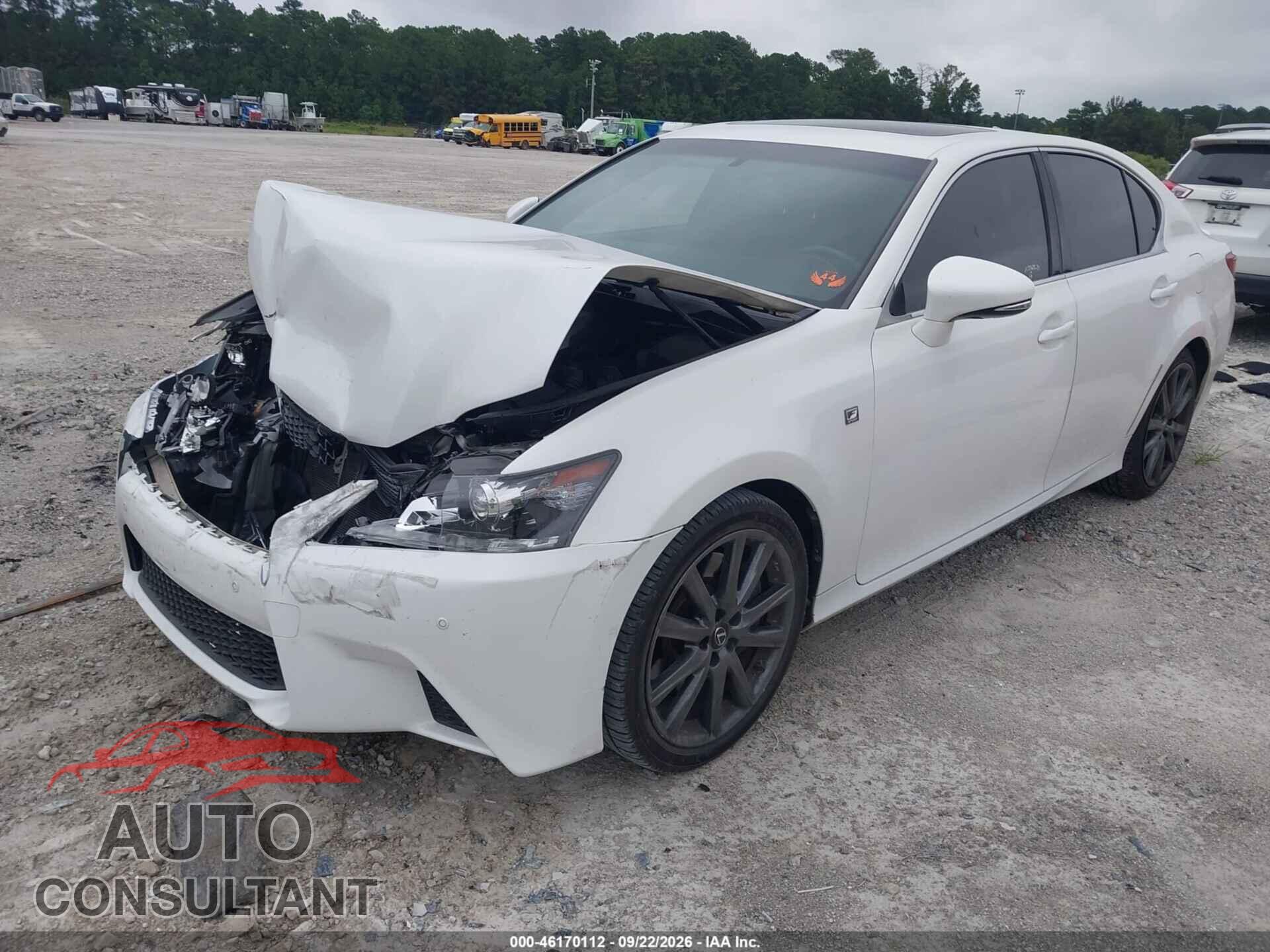 LEXUS GS 350 2013 - JTHBE1BL2D5015615