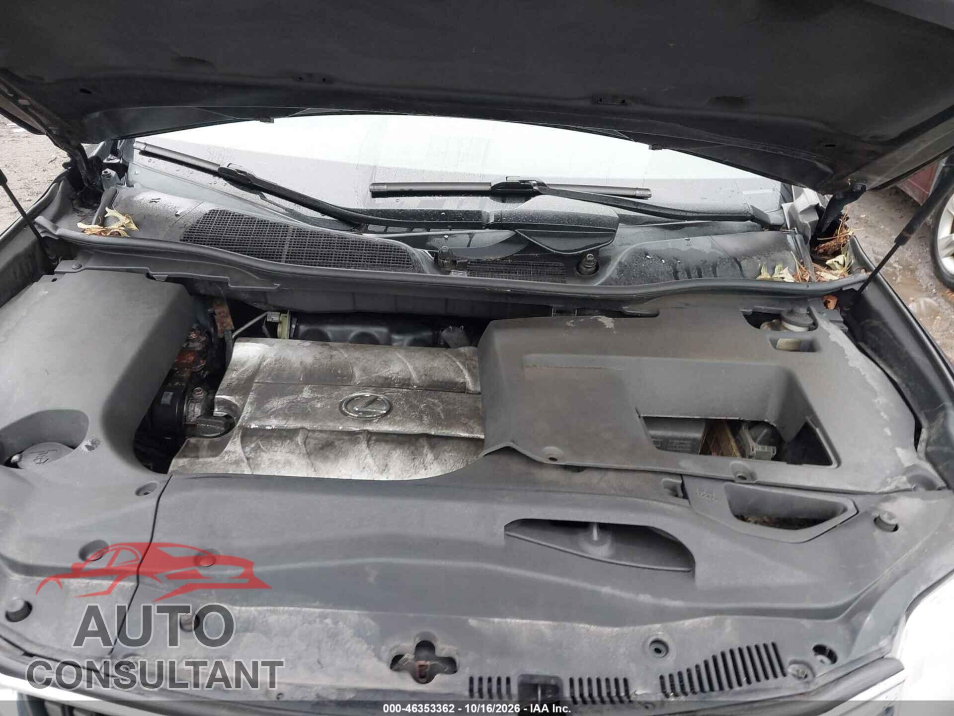 LEXUS RX 350 2010 - 2T2BK1BA5AC015207