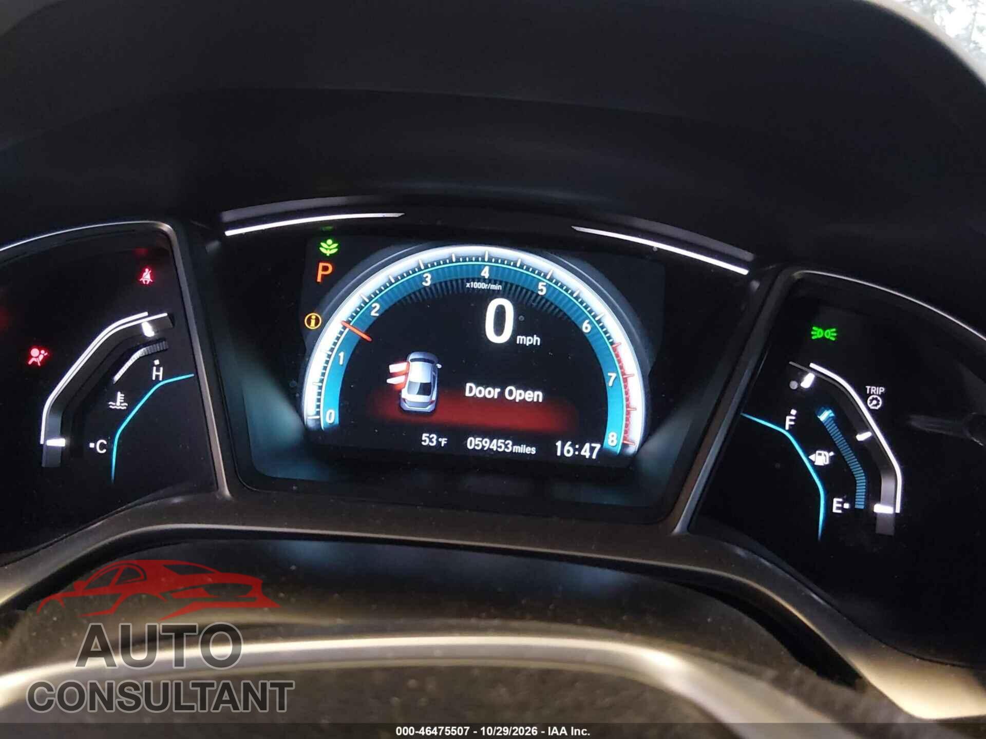 HONDA CIVIC 2016 - 2HGFC1F33GH648397