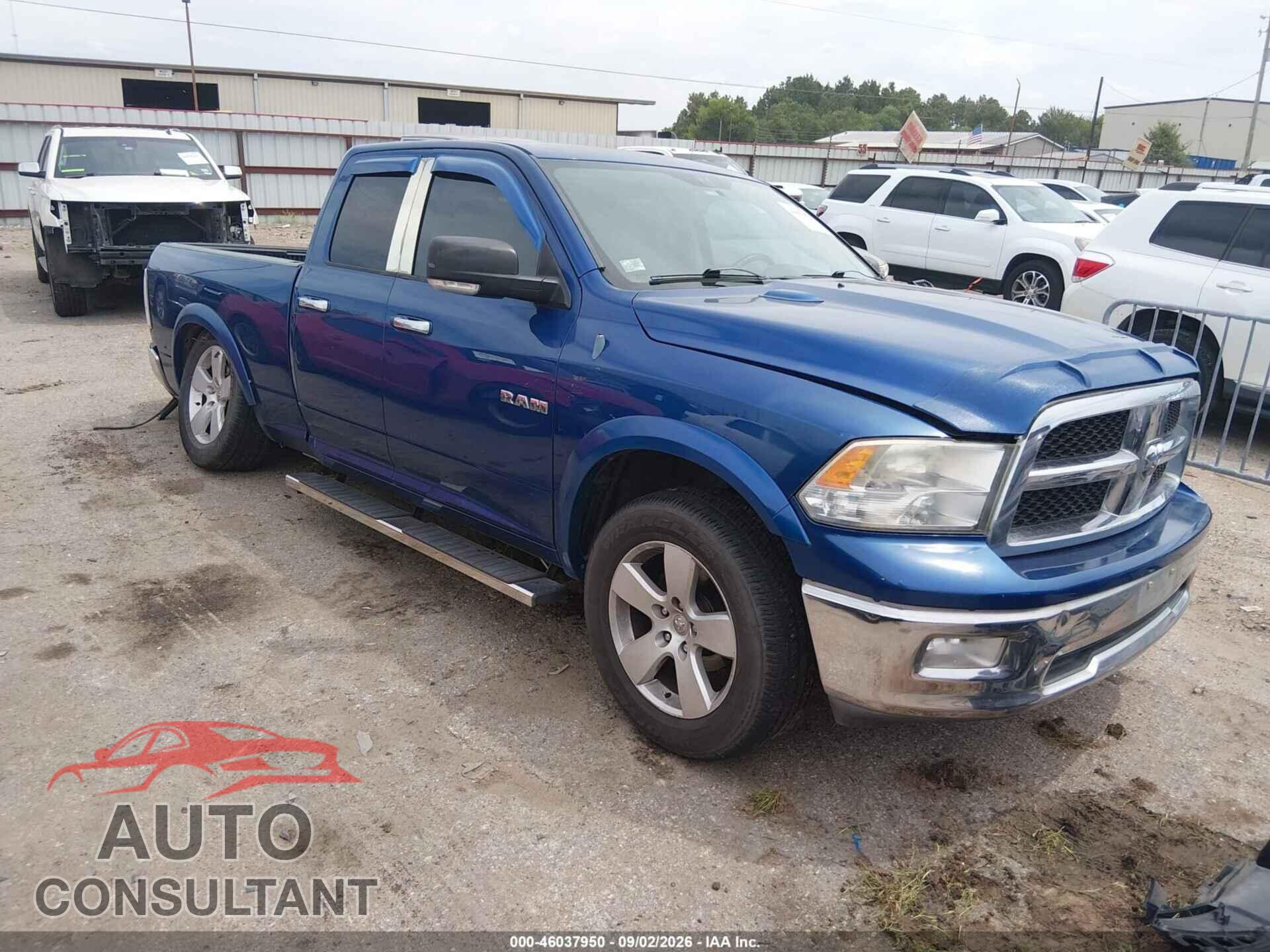 DODGE RAM 1500 2010 - 1D7RB1GP7AS126748