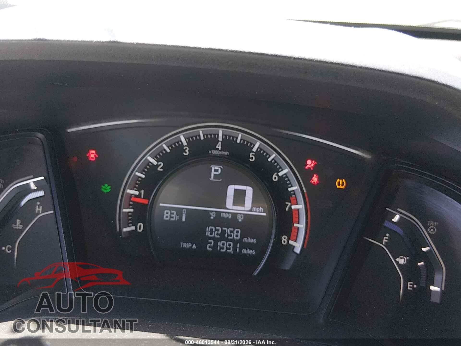 HONDA CIVIC 2016 - 2HGFC4B59GH304291