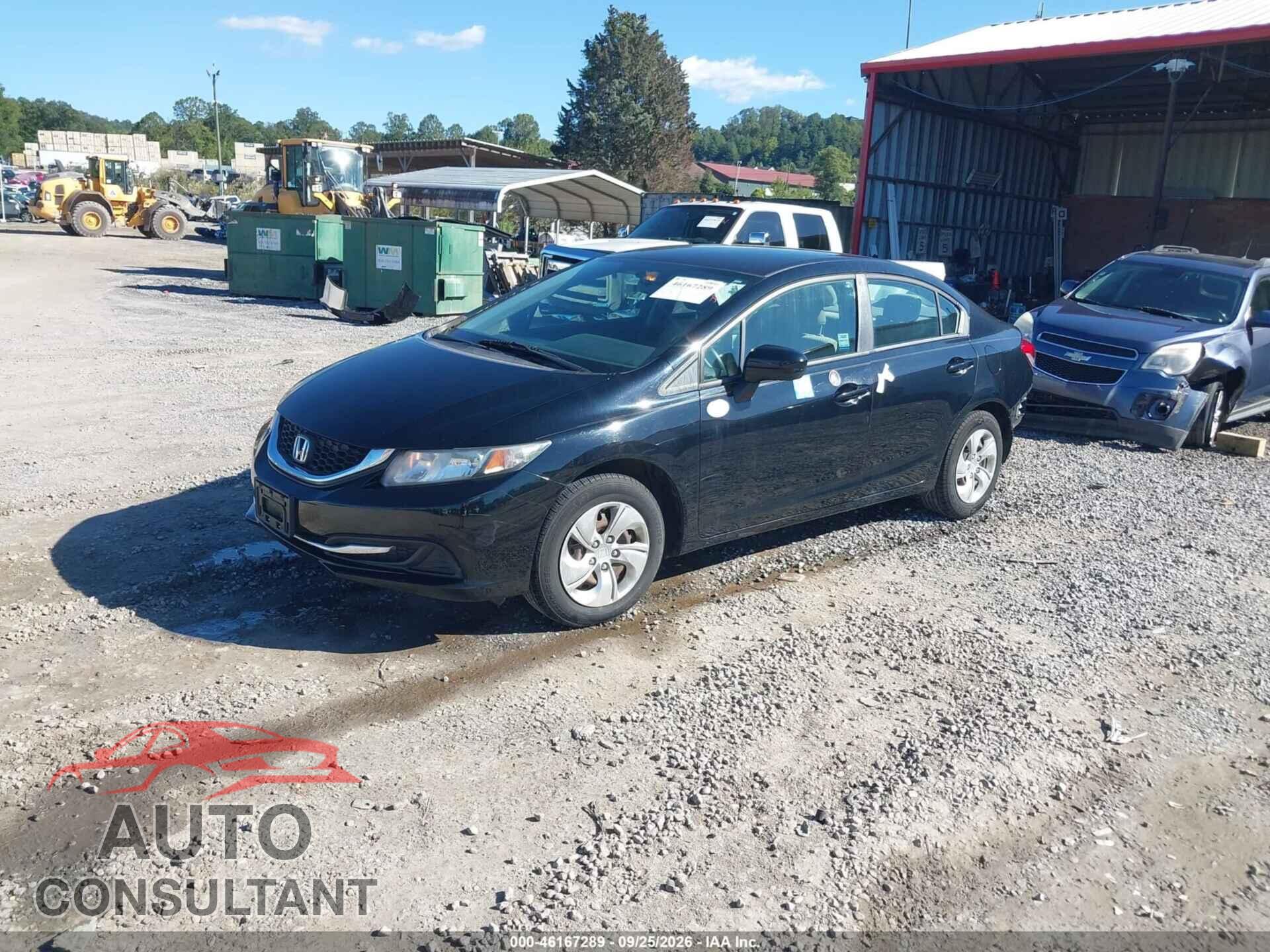 HONDA CIVIC 2014 - 19XFB2F54EE249127