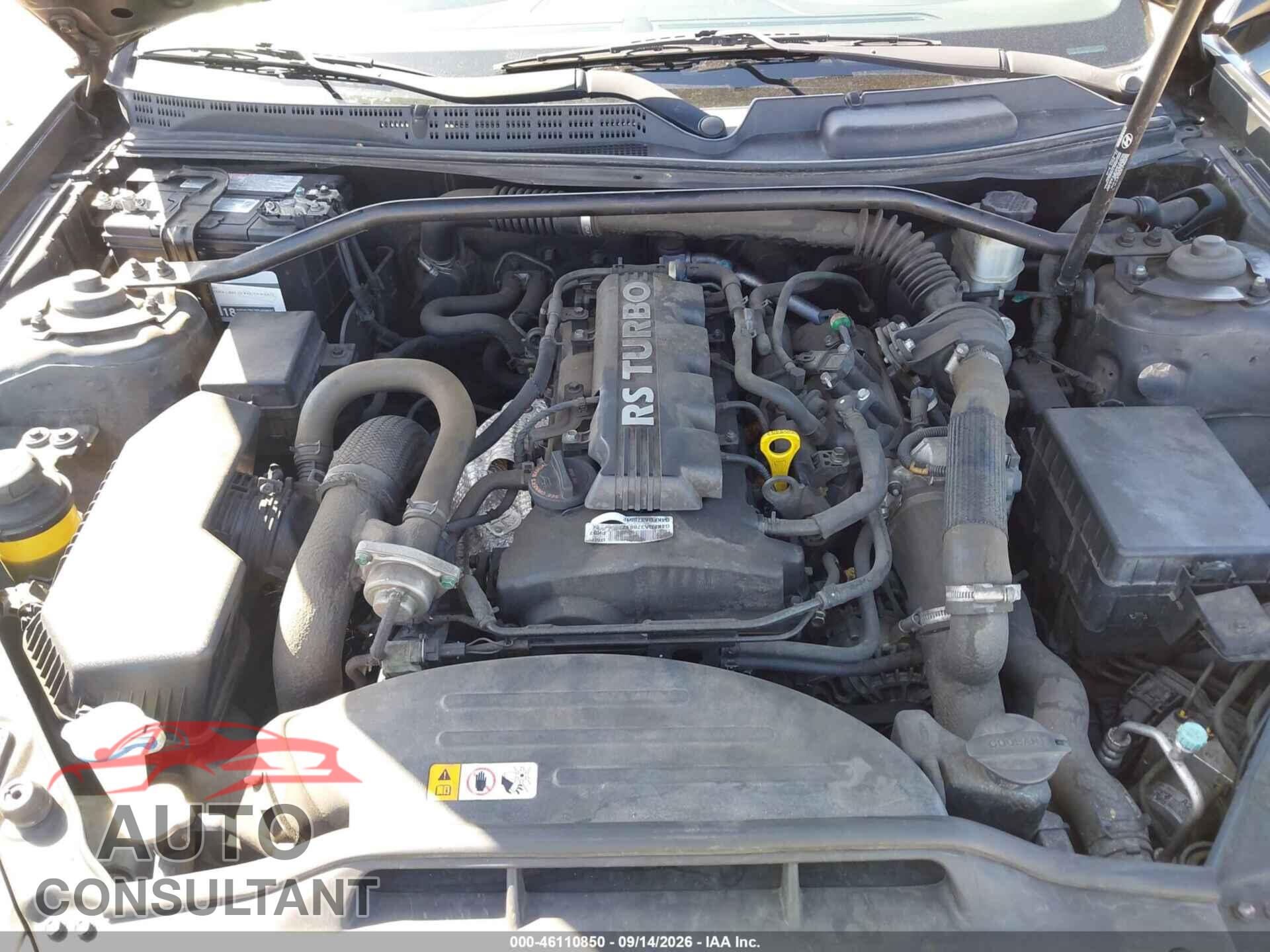 HYUNDAI GENESIS 2014 - KMHHT6KD9EU115012