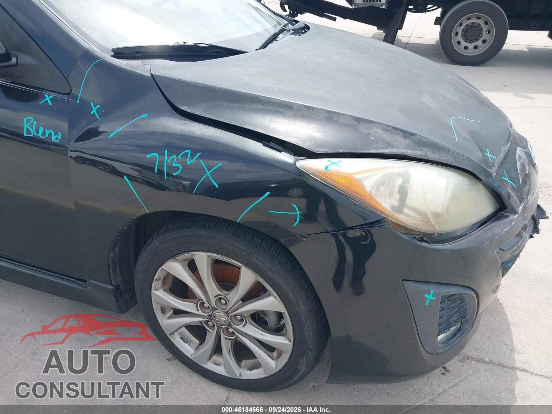 MAZDA MAZDA3 2010 - JM1BL1H58A1320037