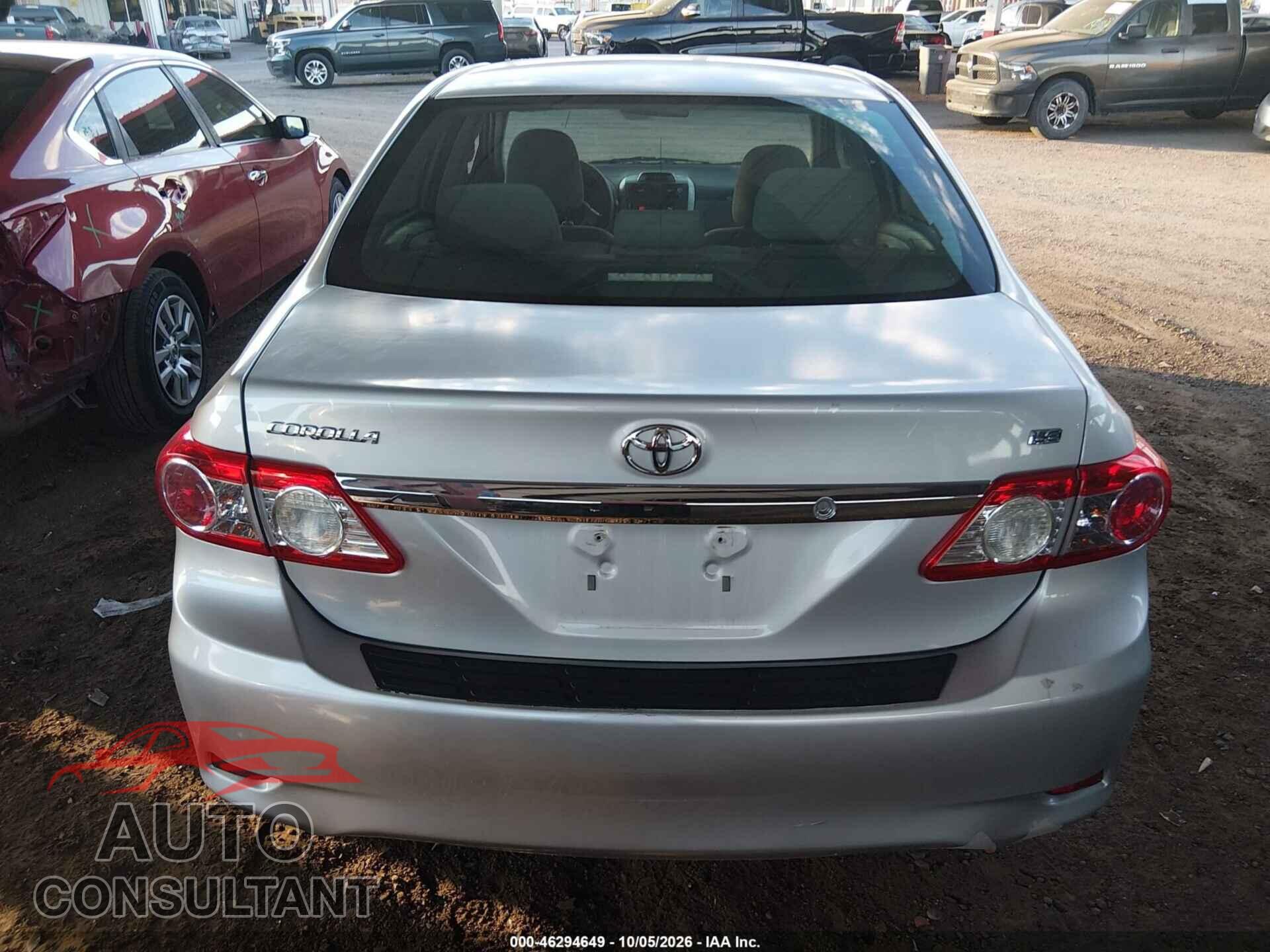 TOYOTA COROLLA 2013 - 5YFBU4EE6DP224569