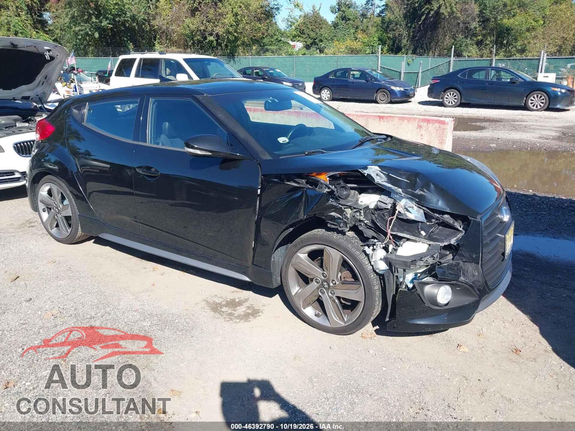HYUNDAI VELOSTER 2014 - KMHTC6AE1EU185804
