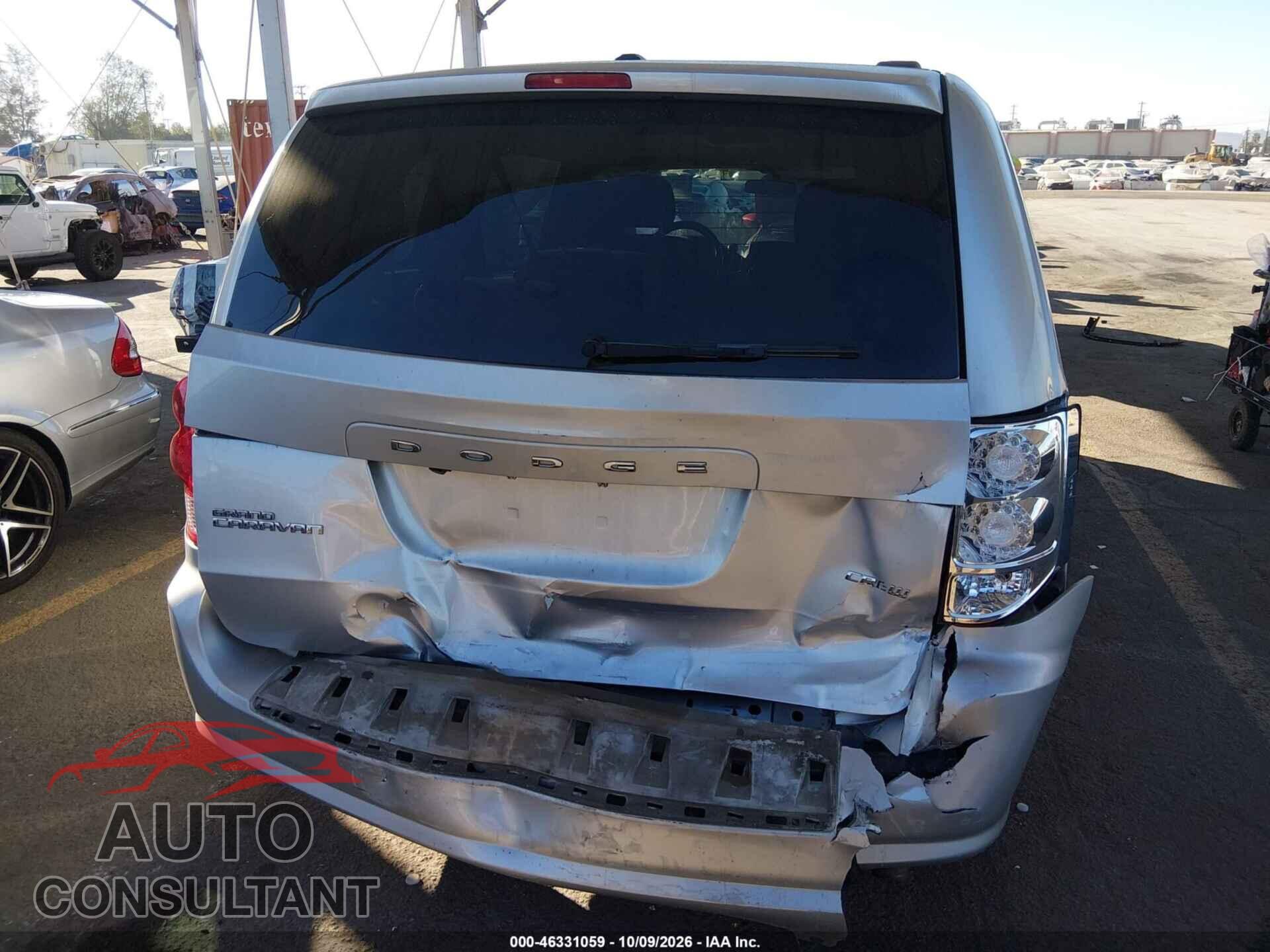 DODGE GRAND CARAVAN 2011 - 2D4RN5DGXBR683009