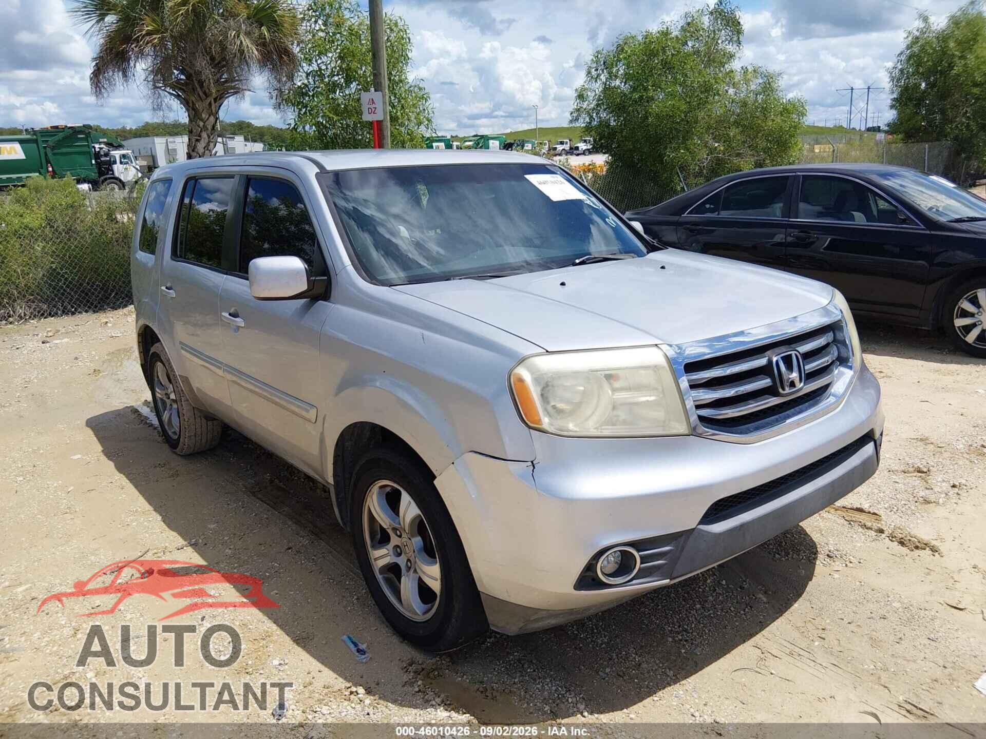 HONDA PILOT 2012 - 5FNYF3H43CB007198