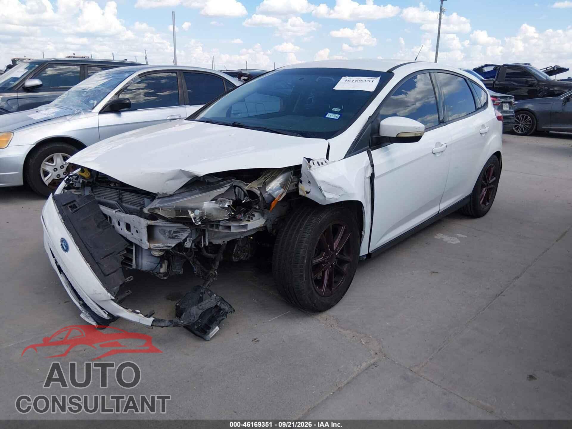 FORD FOCUS 2016 - 1FADP3K23GL301969