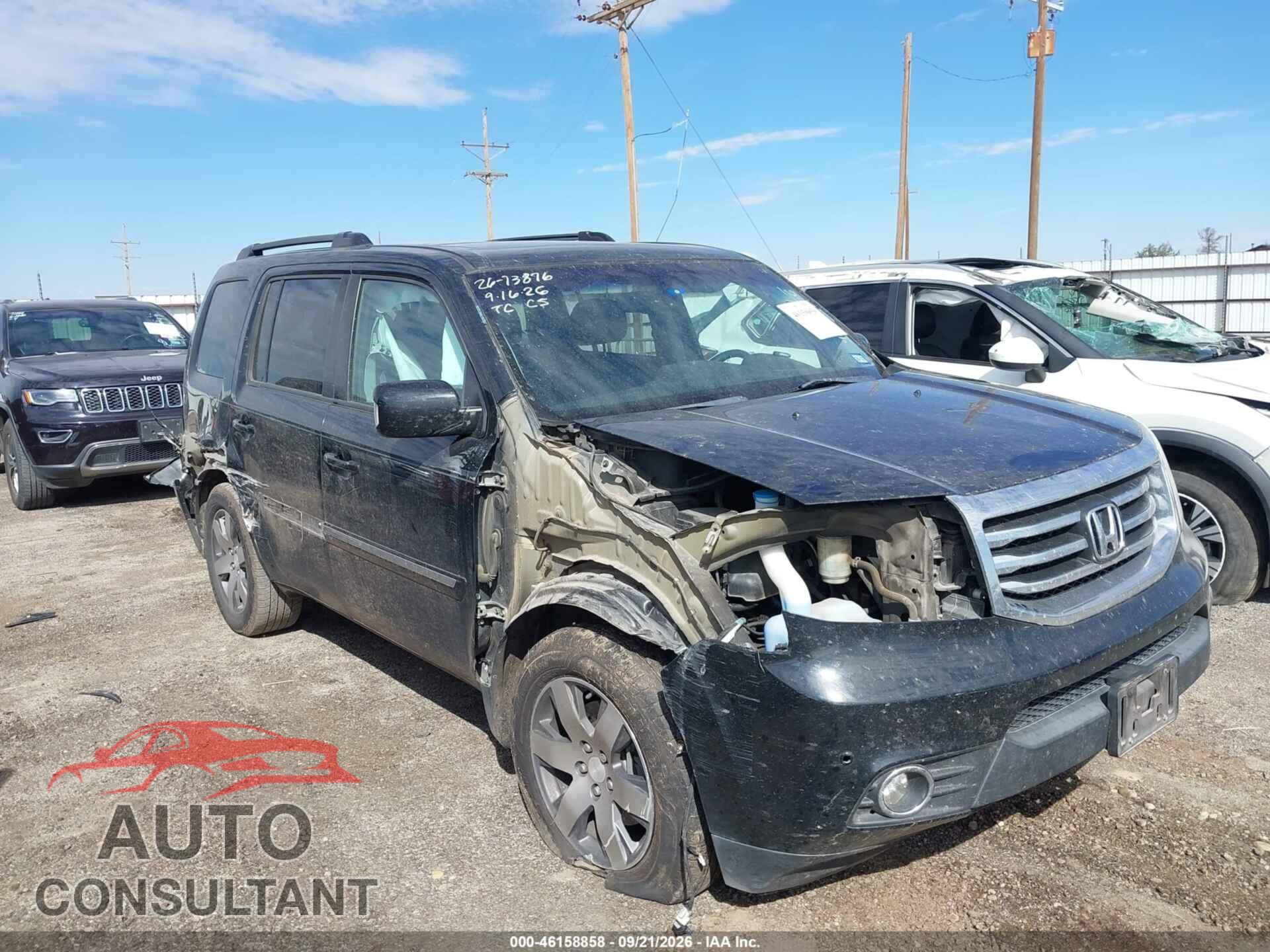 HONDA PILOT 2015 - 5FNYF4H96FB035552