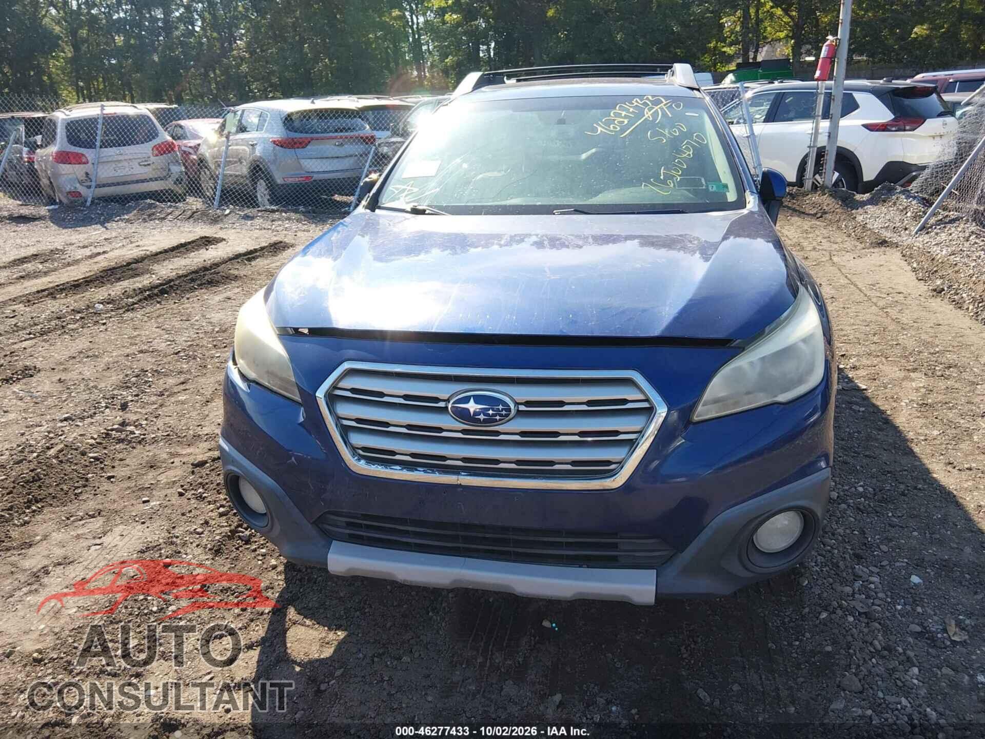 SUBARU OUTBACK 2015 - 4S4BSANC2F3272659