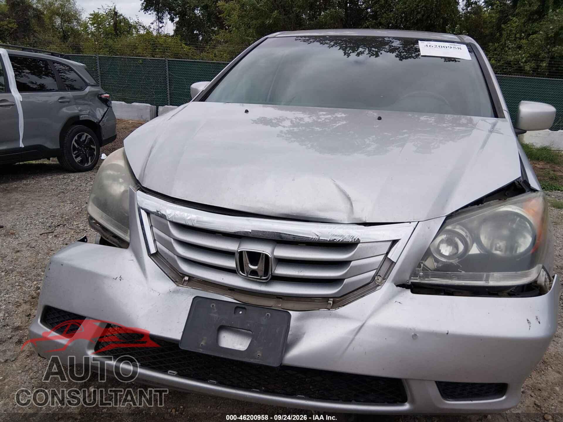 HONDA ODYSSEY 2010 - 5FNRL3H71AB101486